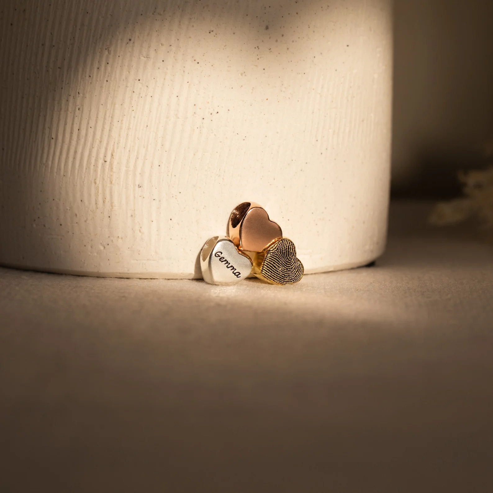 Fingerprint Heart Charm - Image 3