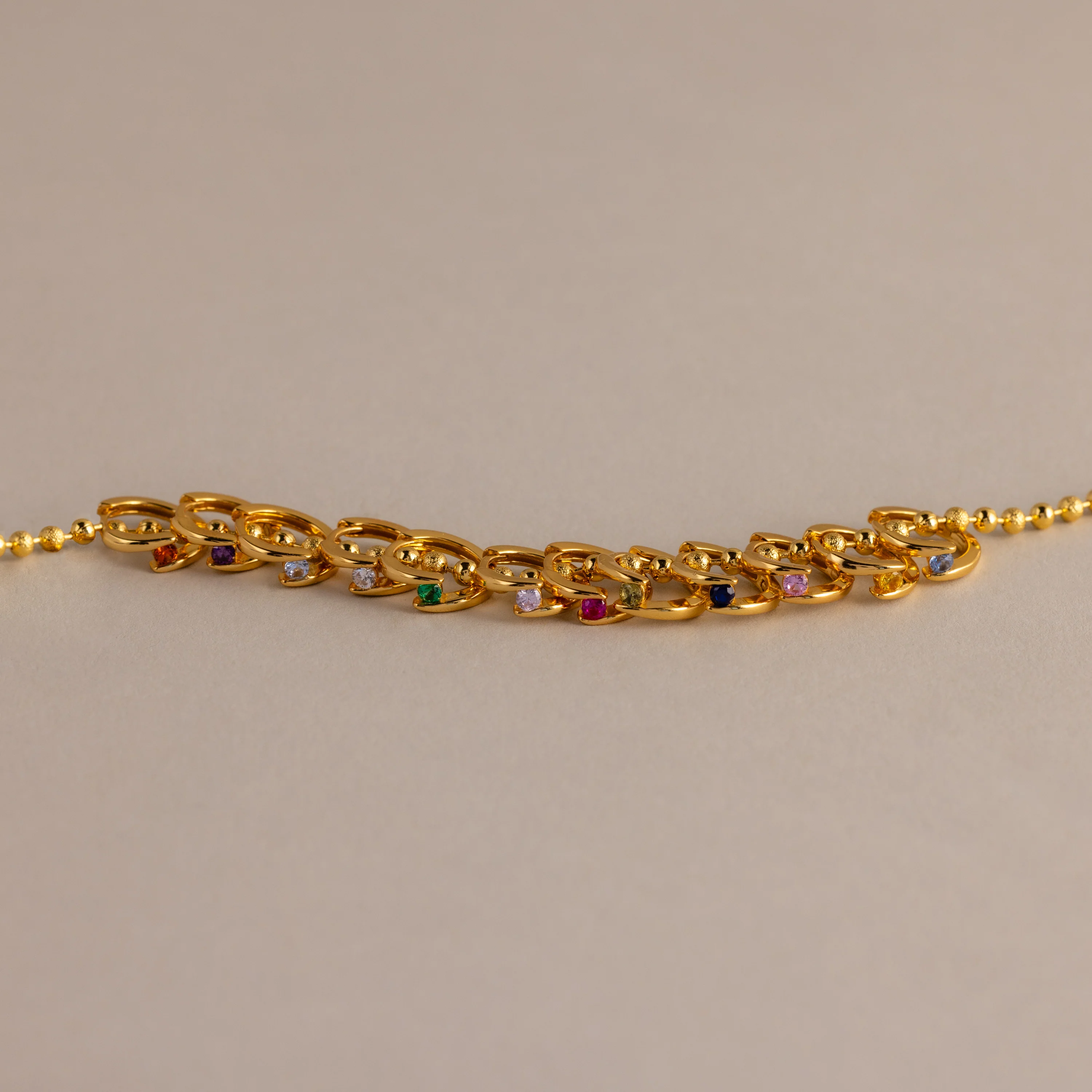 Floating Birthstone Huggies - Image 9