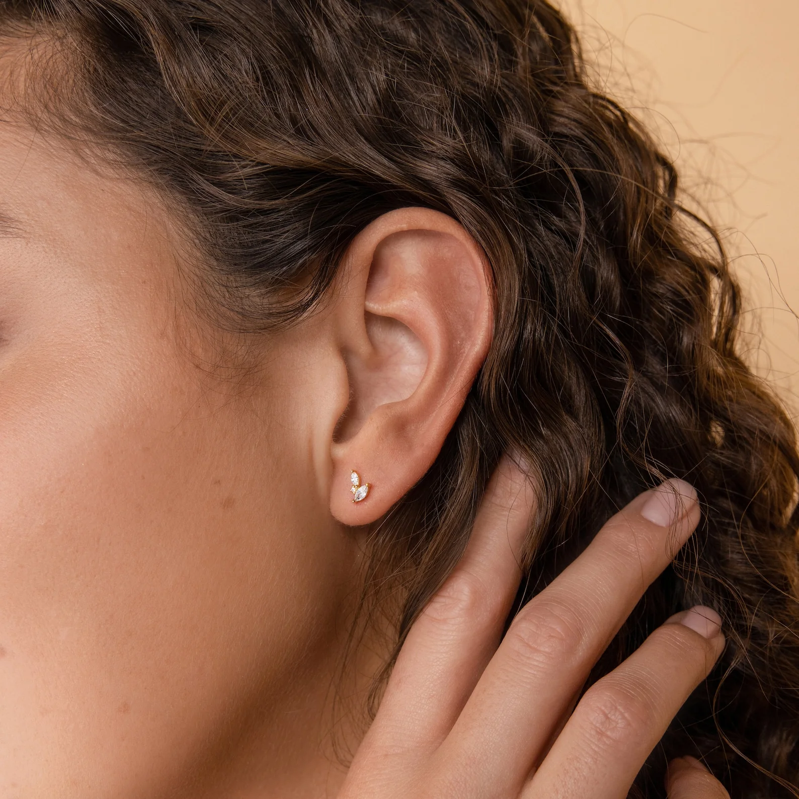Flora Marquise Studs - Image 5