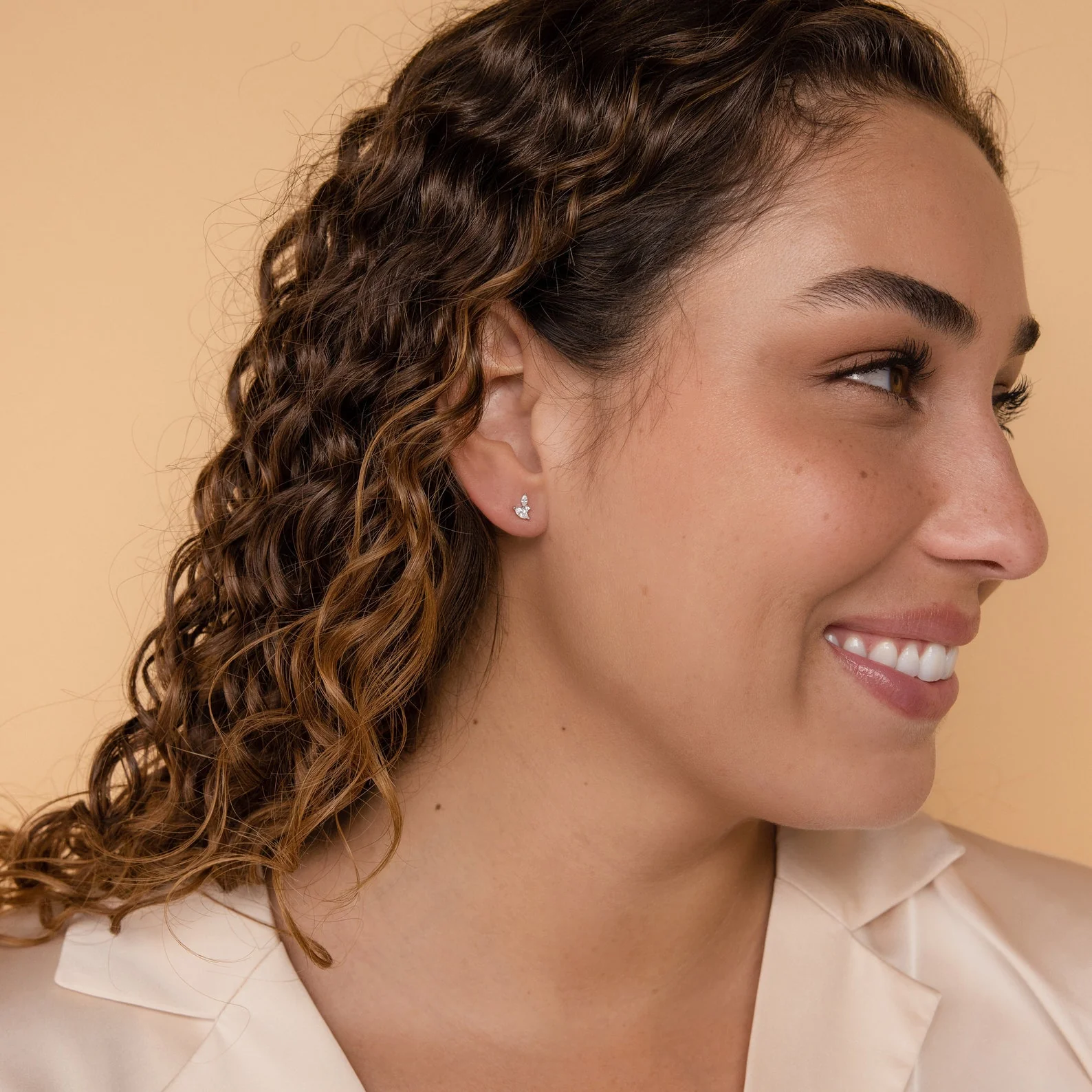 Flora Marquise Studs - Image 7