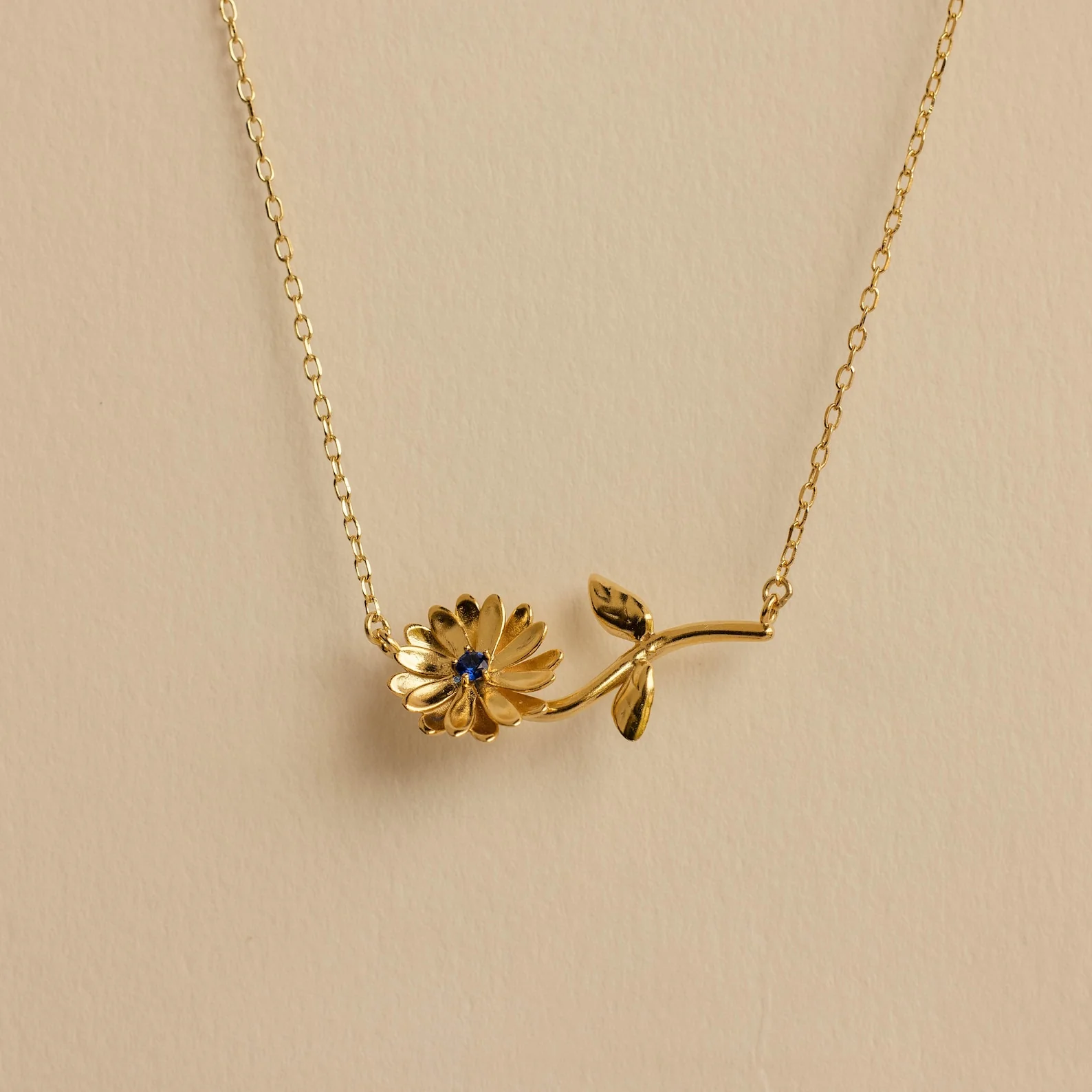 Flower Birthstone Necklace - Image 5
