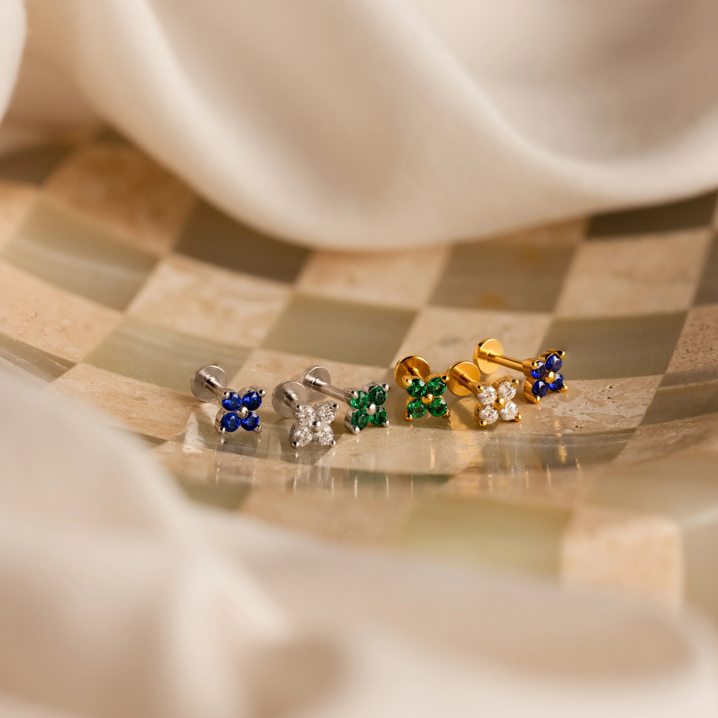 Flower Flat Back Studs Set - Image 3