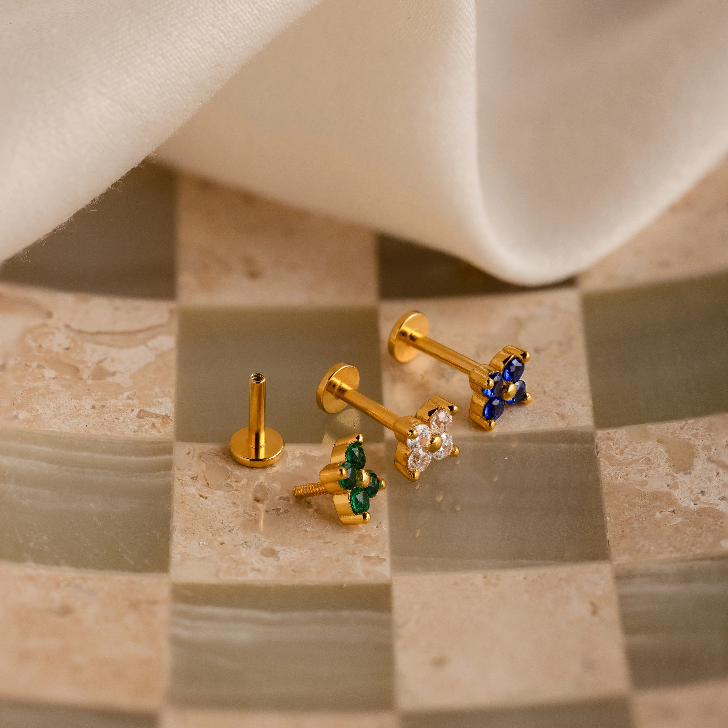 Flower Flat Back Studs Set - Image 7