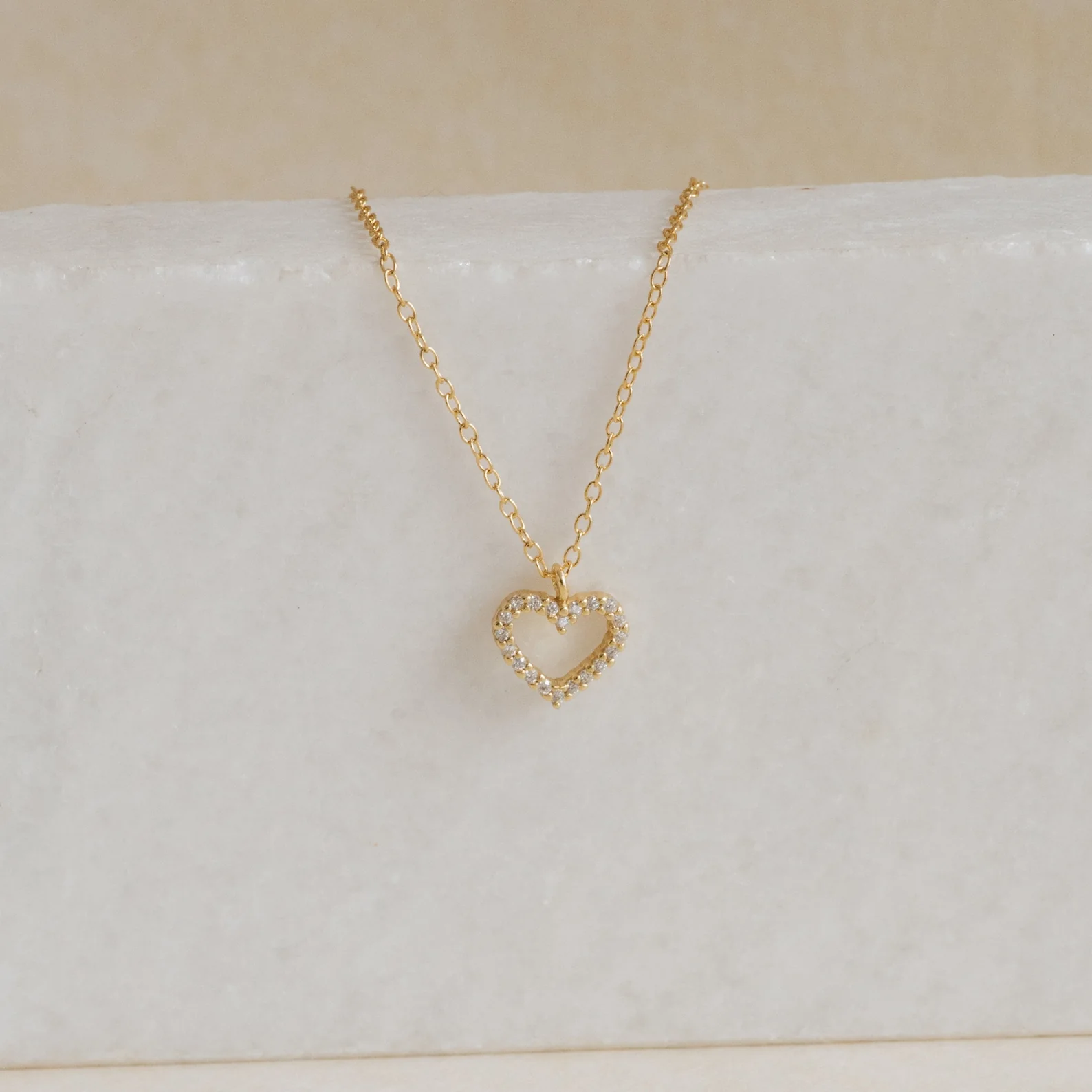 Forever Pave Heart Necklace - Image 7