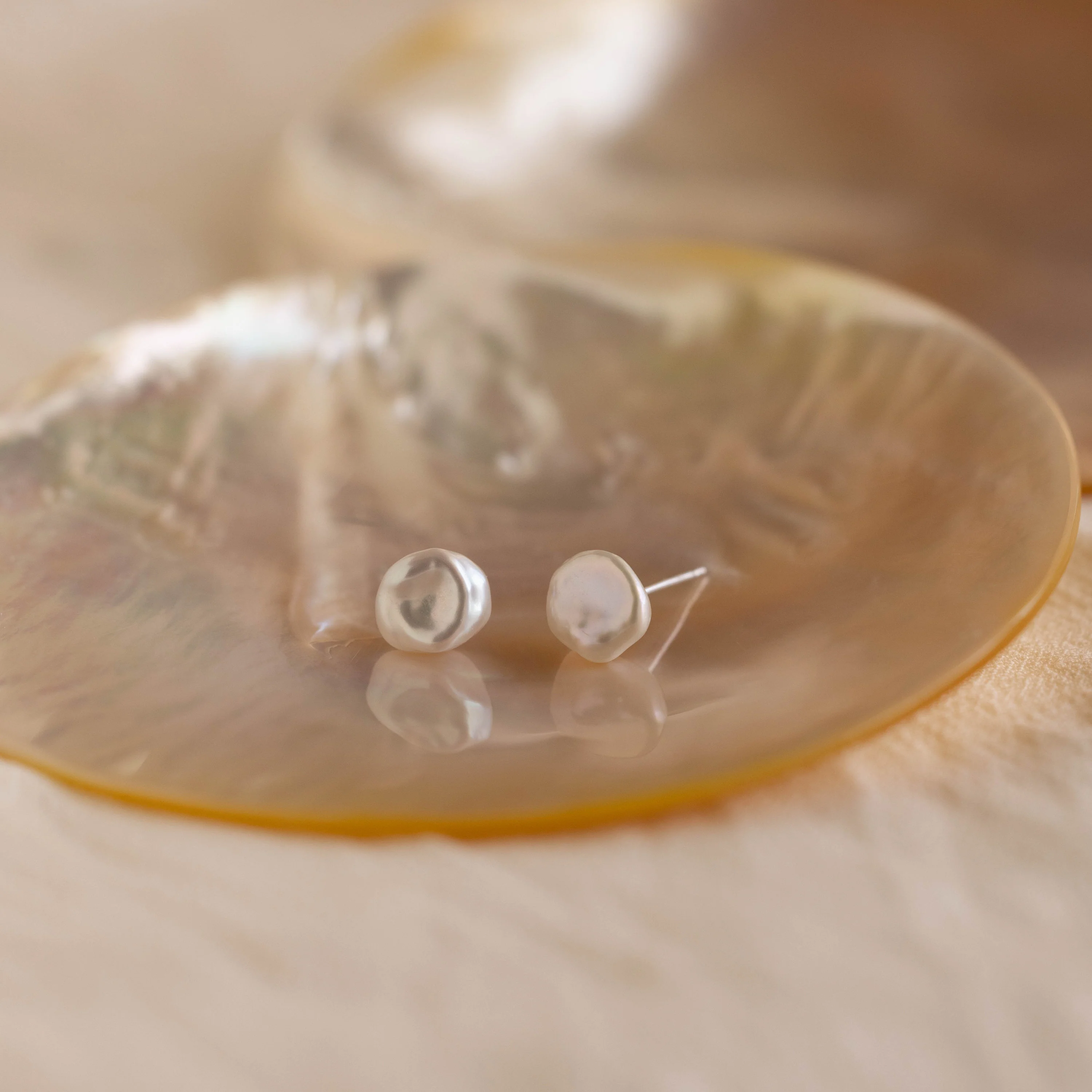 Freshwater Pearl Studs - Image 5