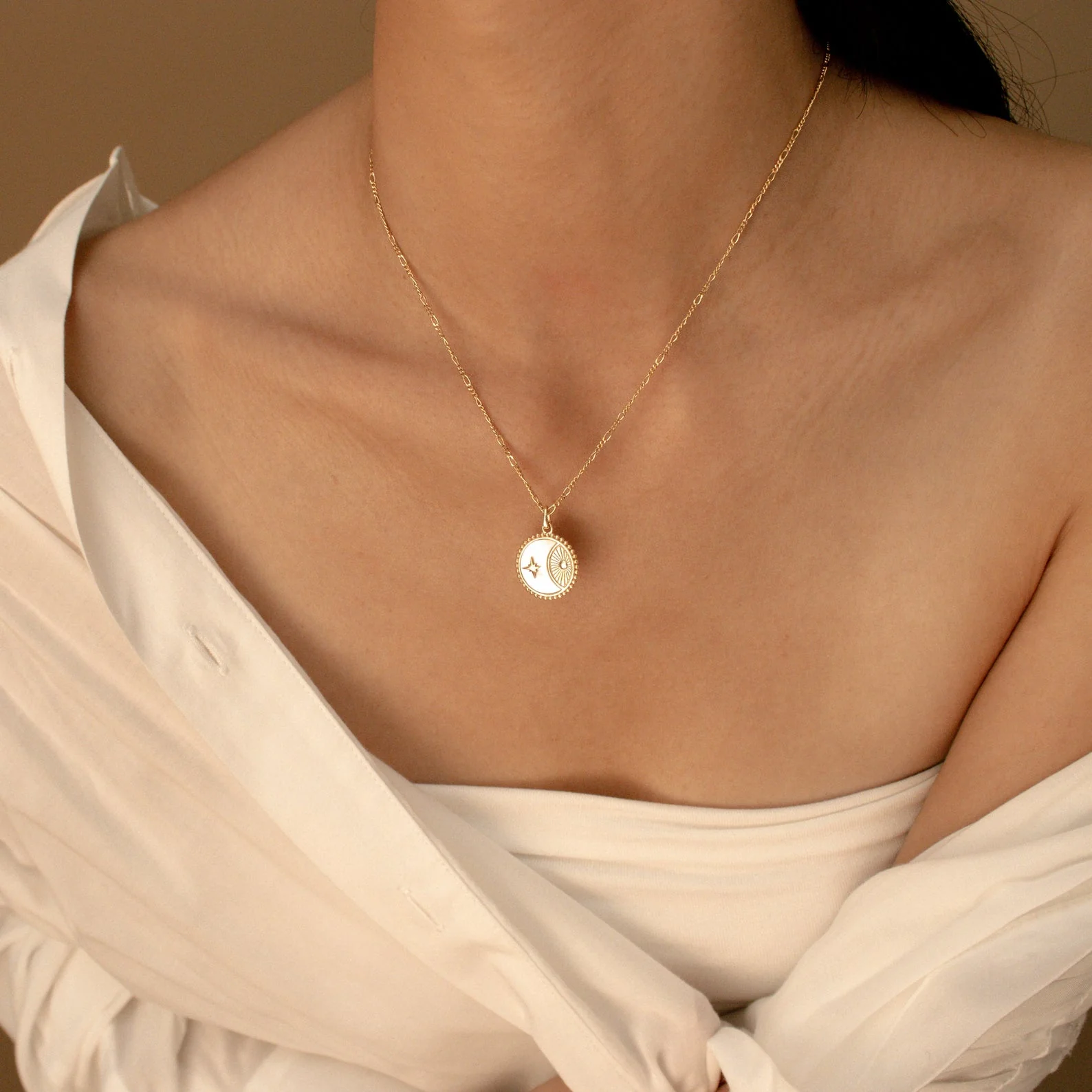 Gabi Coin Necklace - Image 4