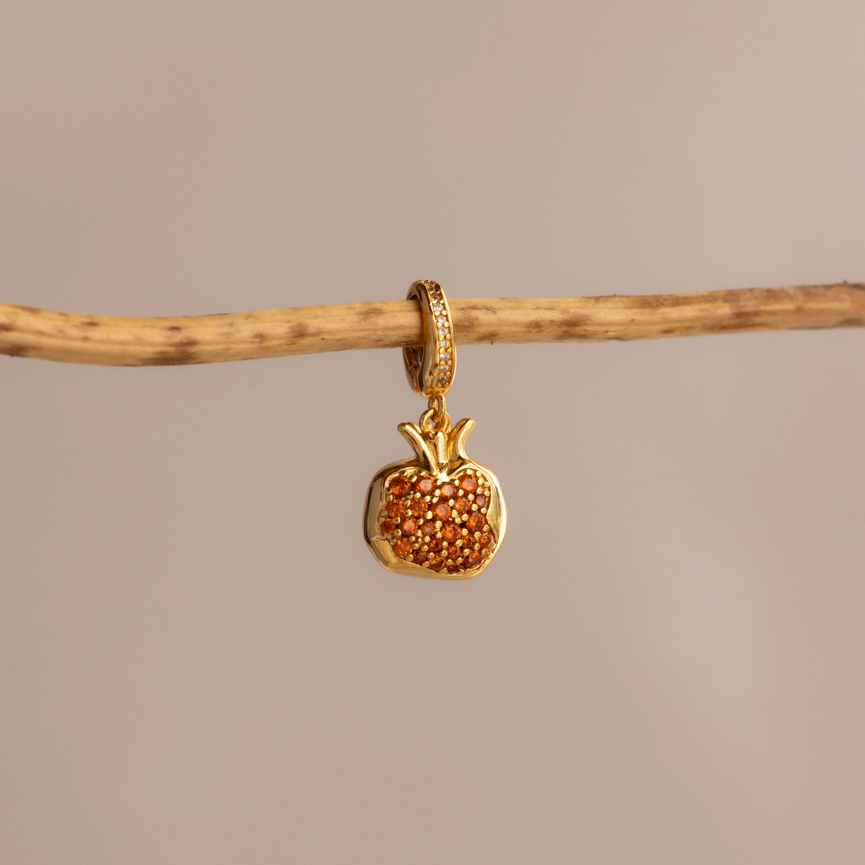 Garnet Pomegranate Charm - Image 5