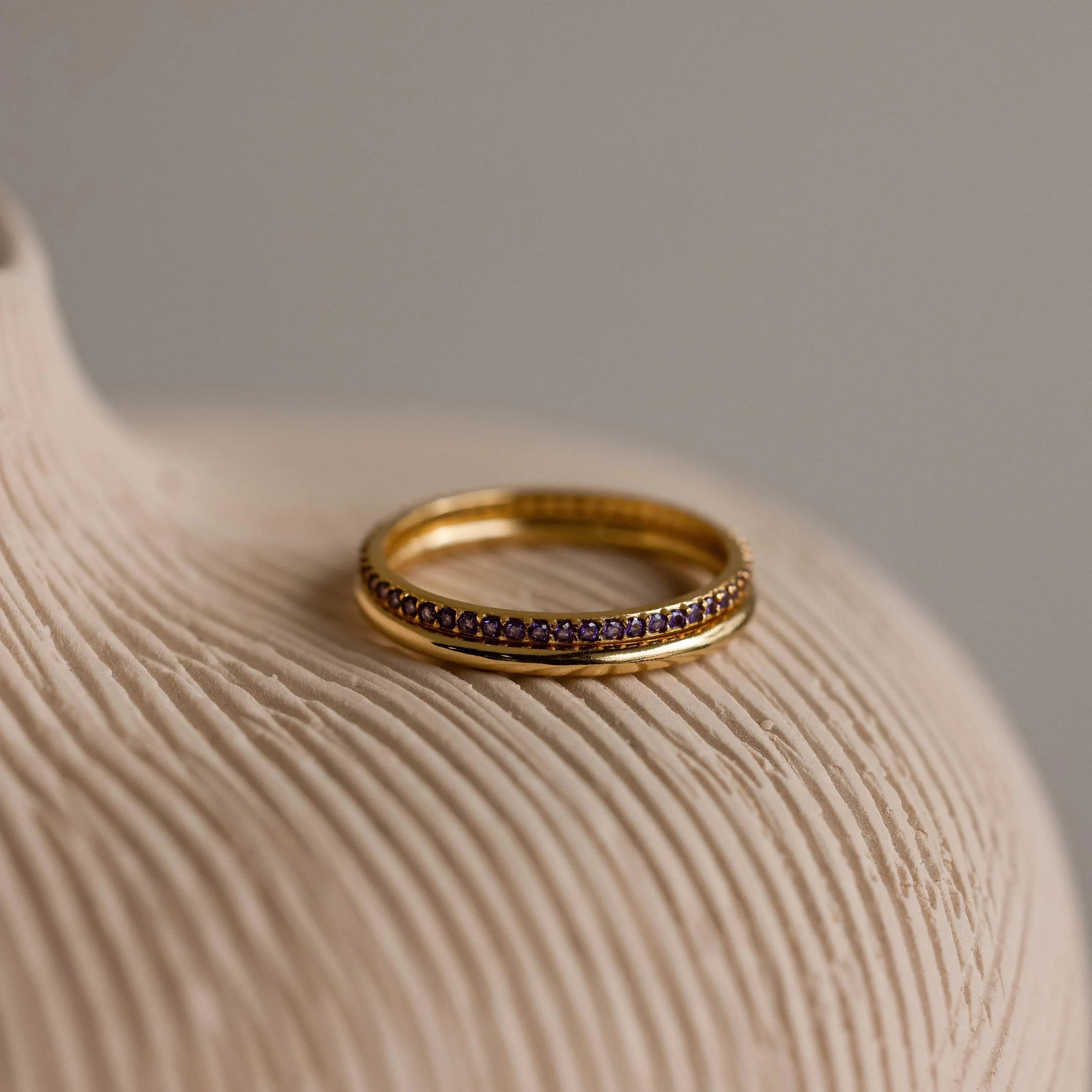 Birthstone Tennis Ring Set - Image 8