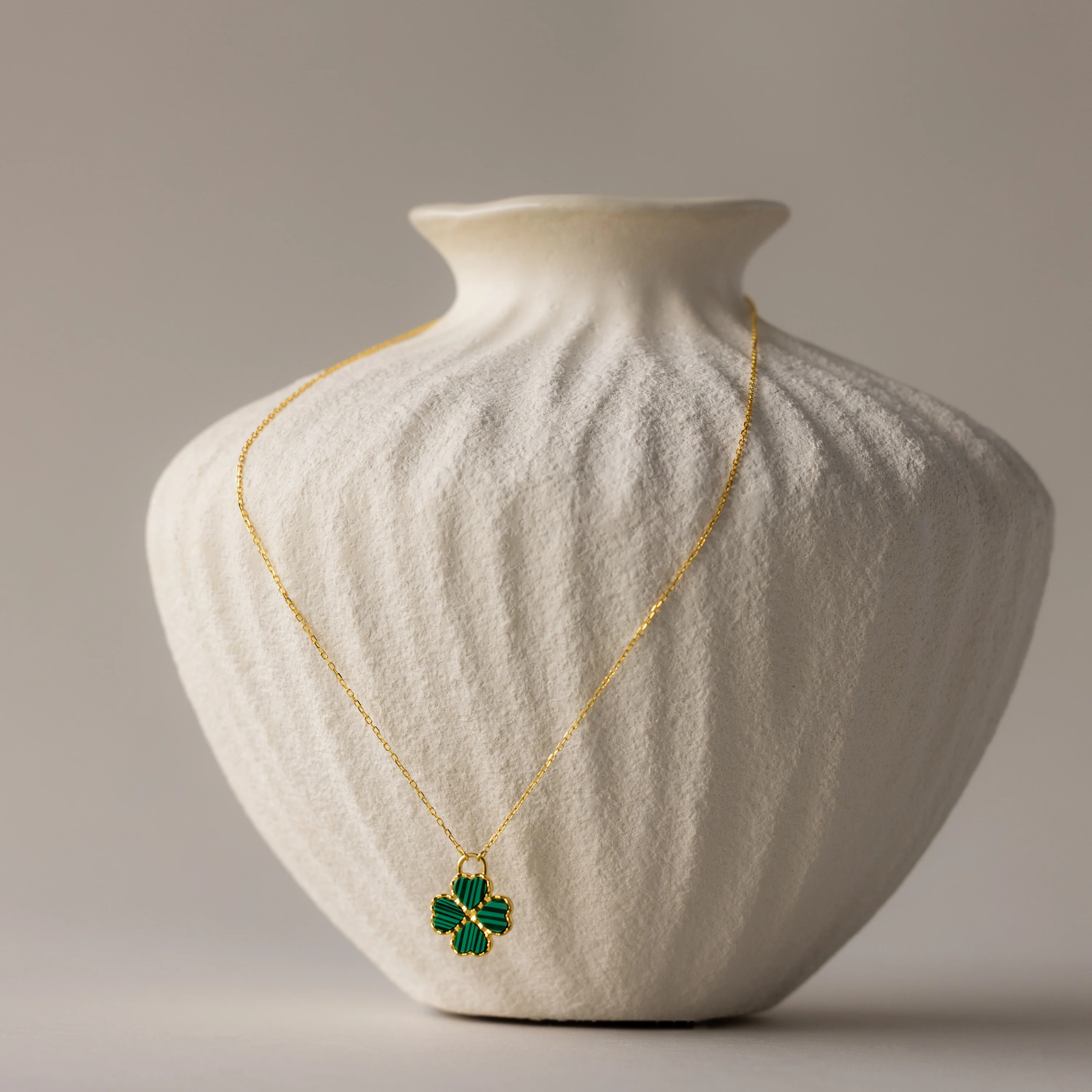 Gemstone Clover Necklace - Image 8