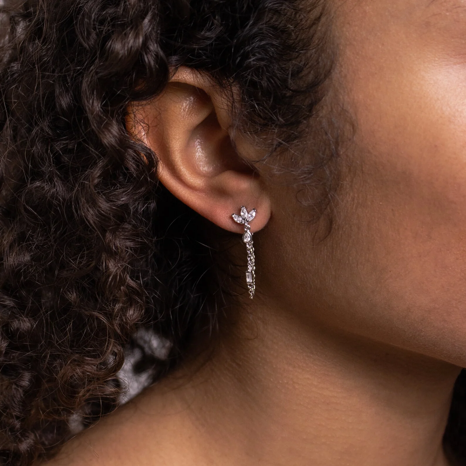 Genesis Chain Earrings - Image 3