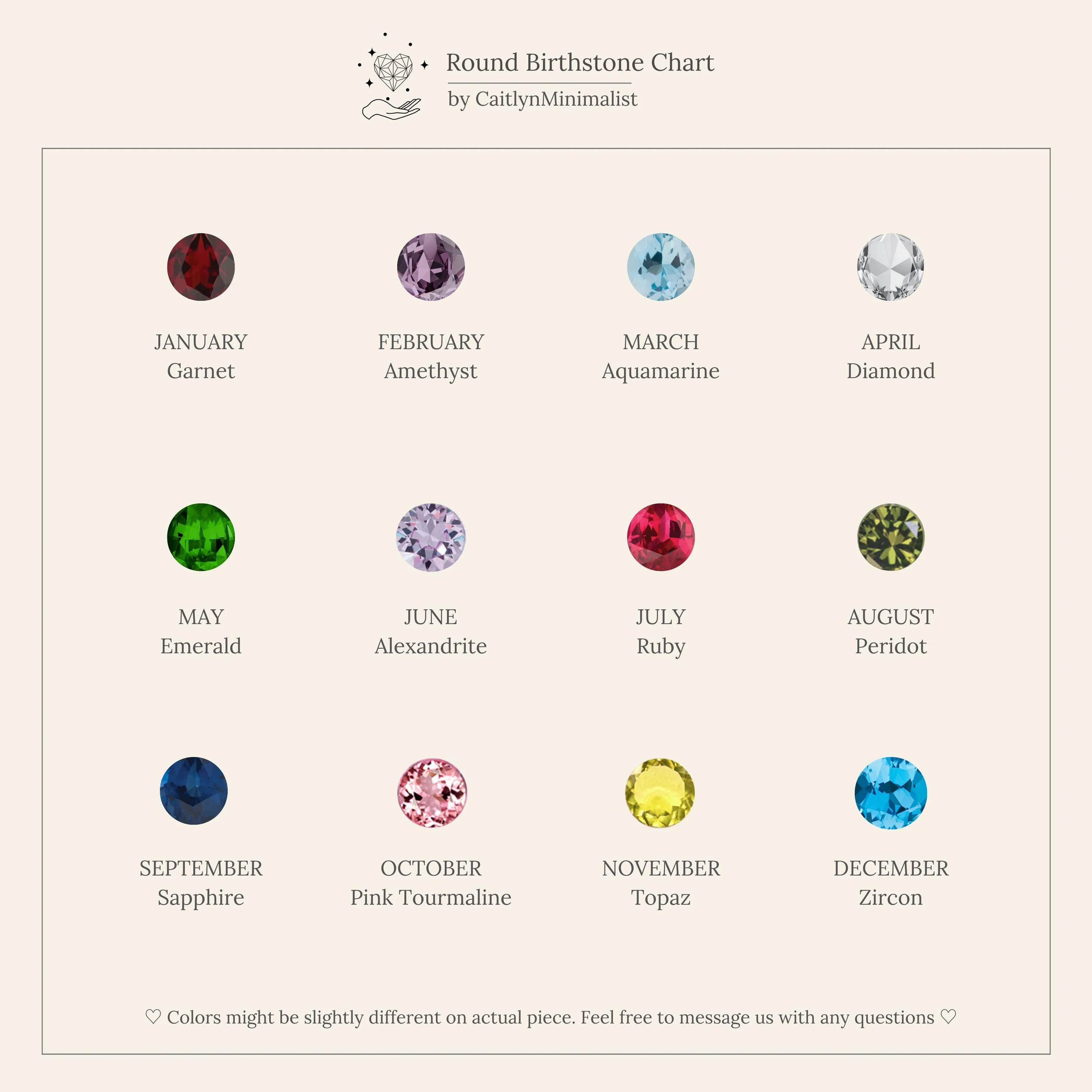 Geometric Ruby Flat Back Studs - Image 7