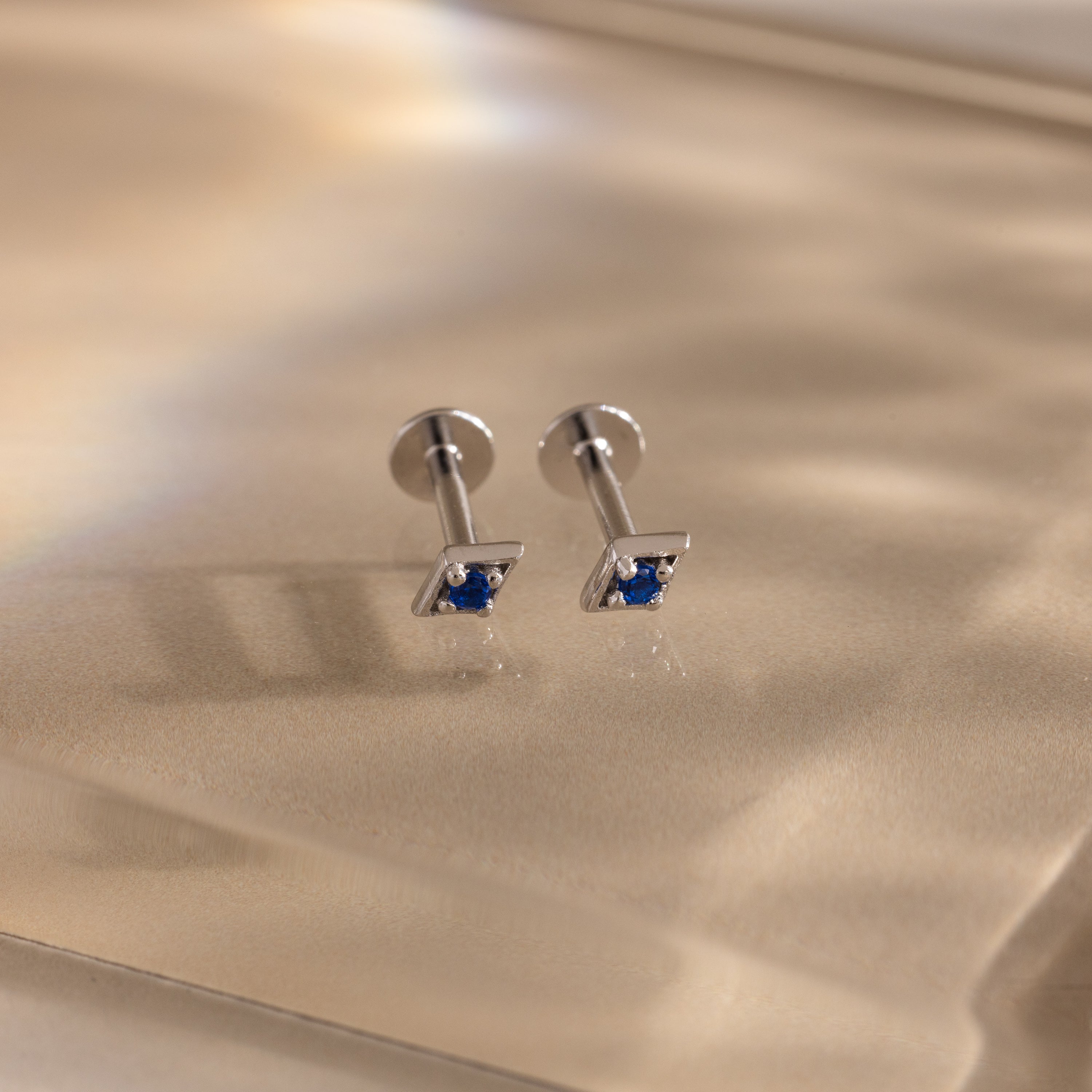 Geometric Birthstone Flat Back Studs - Image 8