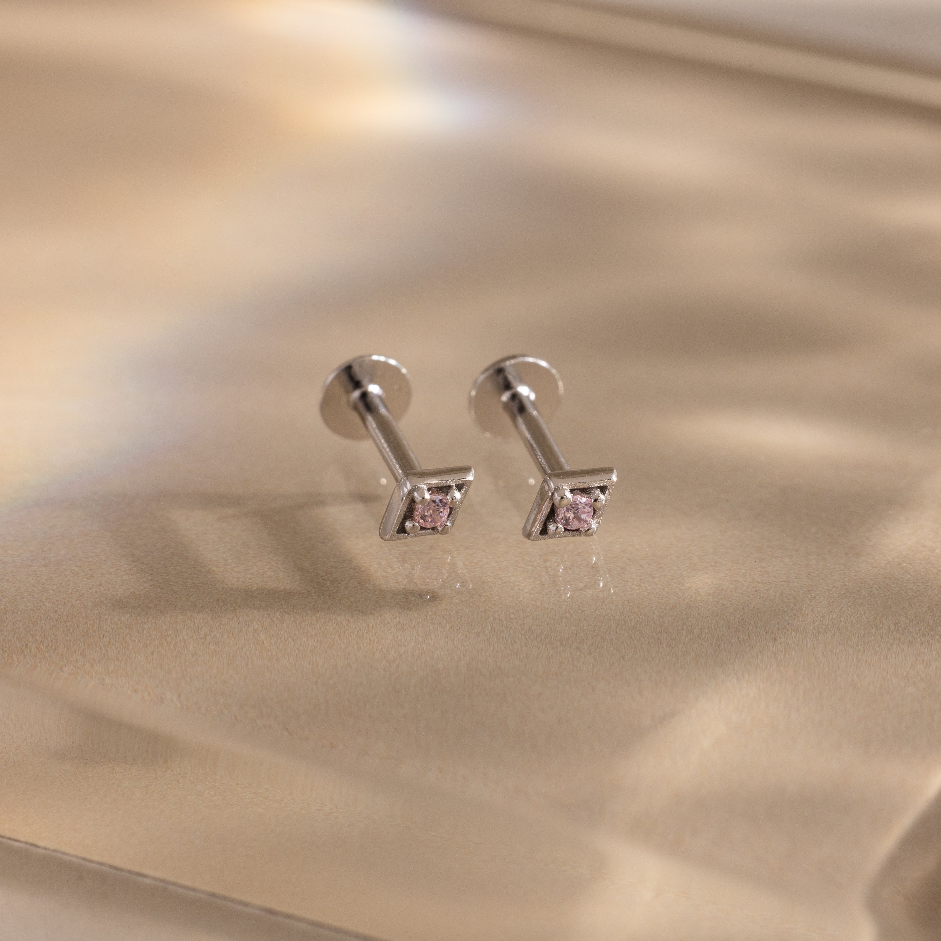 Geometric Birthstone Flat Back Studs - Image 9