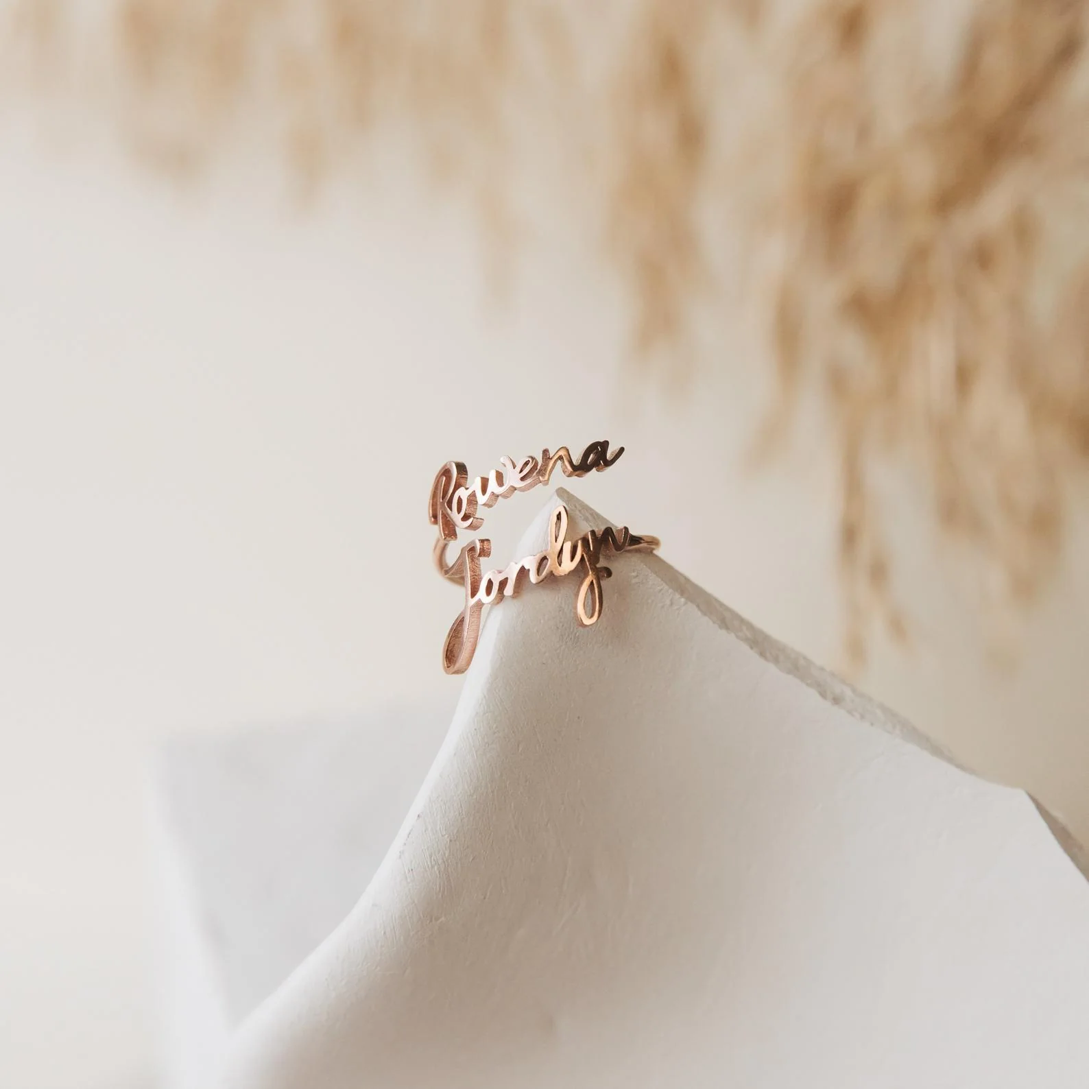 Grace Duo Name Ring - Image 5