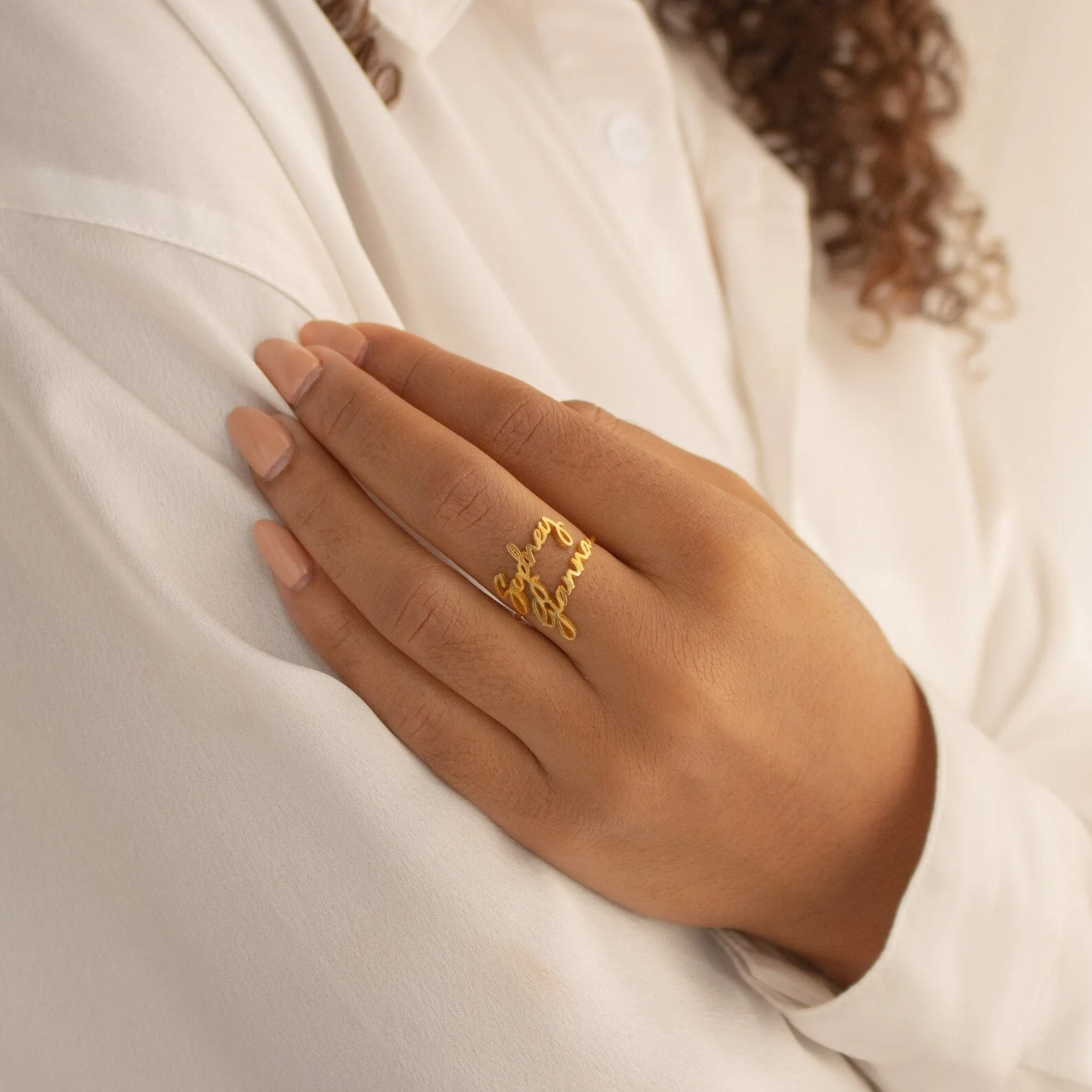 Grace Duo Name Ring - Image 6