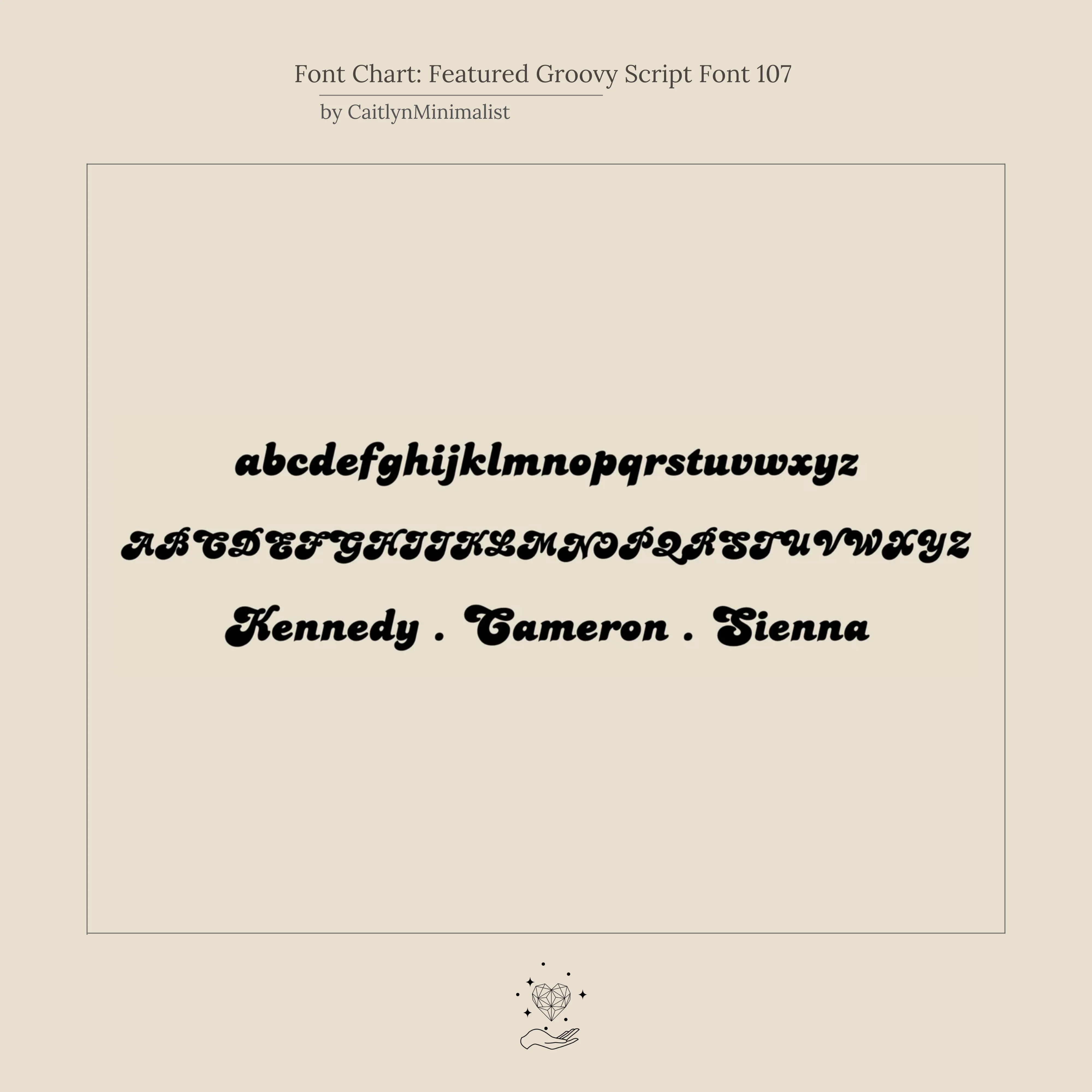 Groovy Name Necklace in Box Chain - Image 8