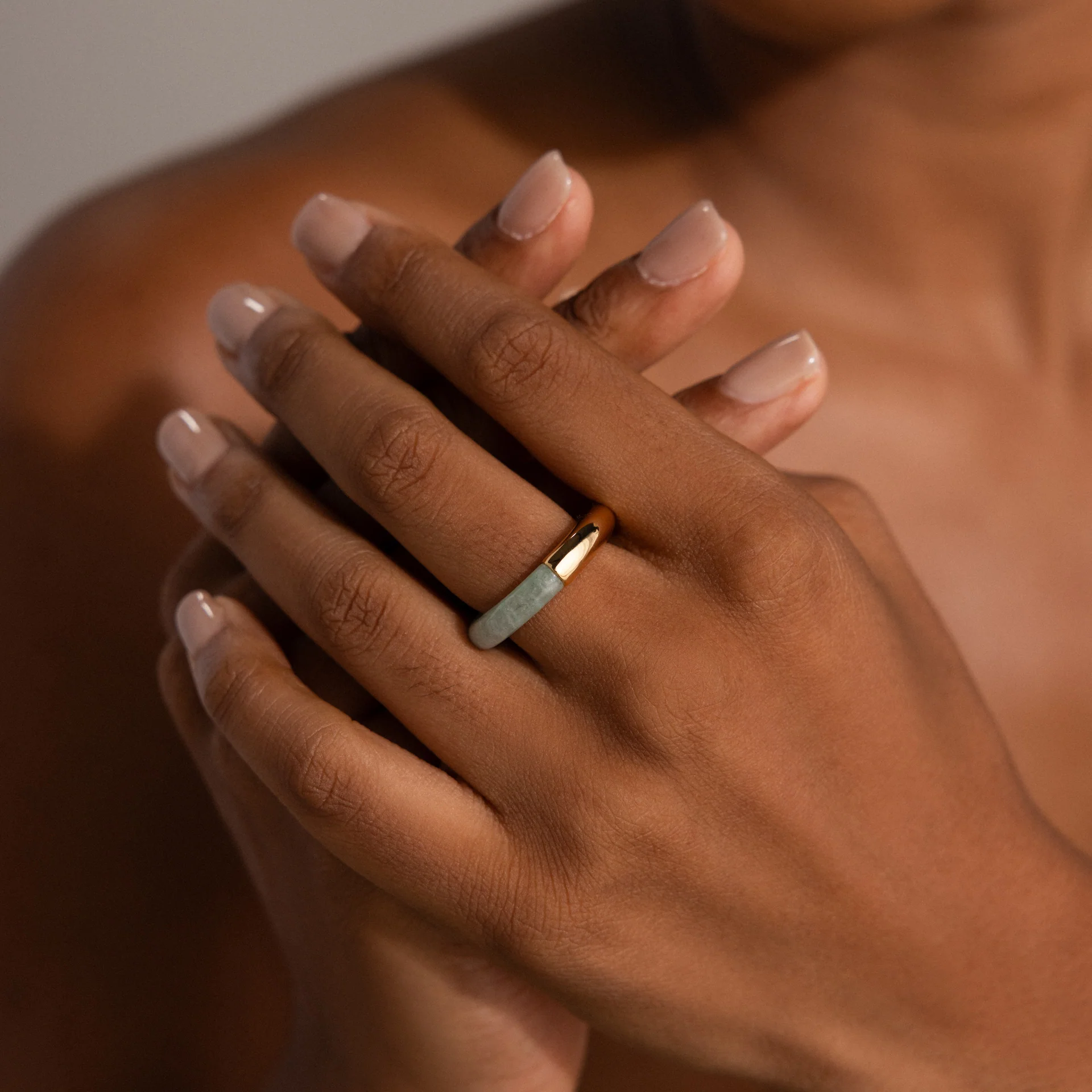 Half Jade Ring - Image 2