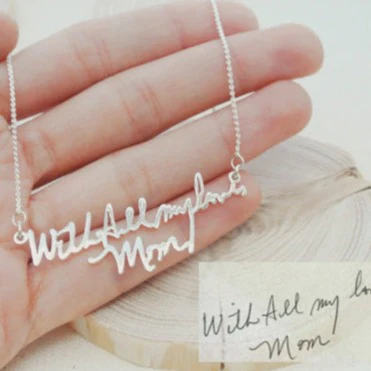 Handwriting Necklace - Image 5