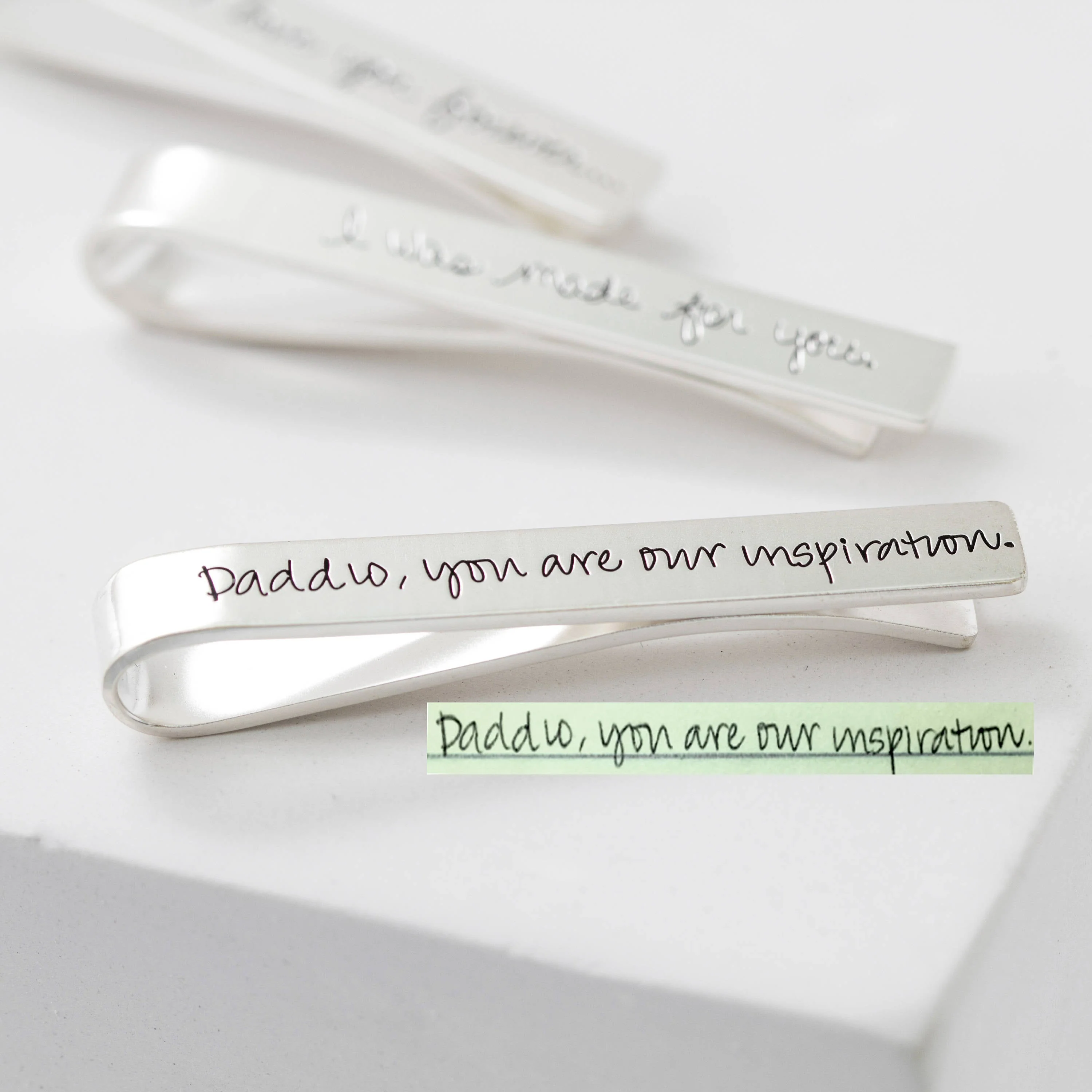 Handwriting Tie Clip - Image 6