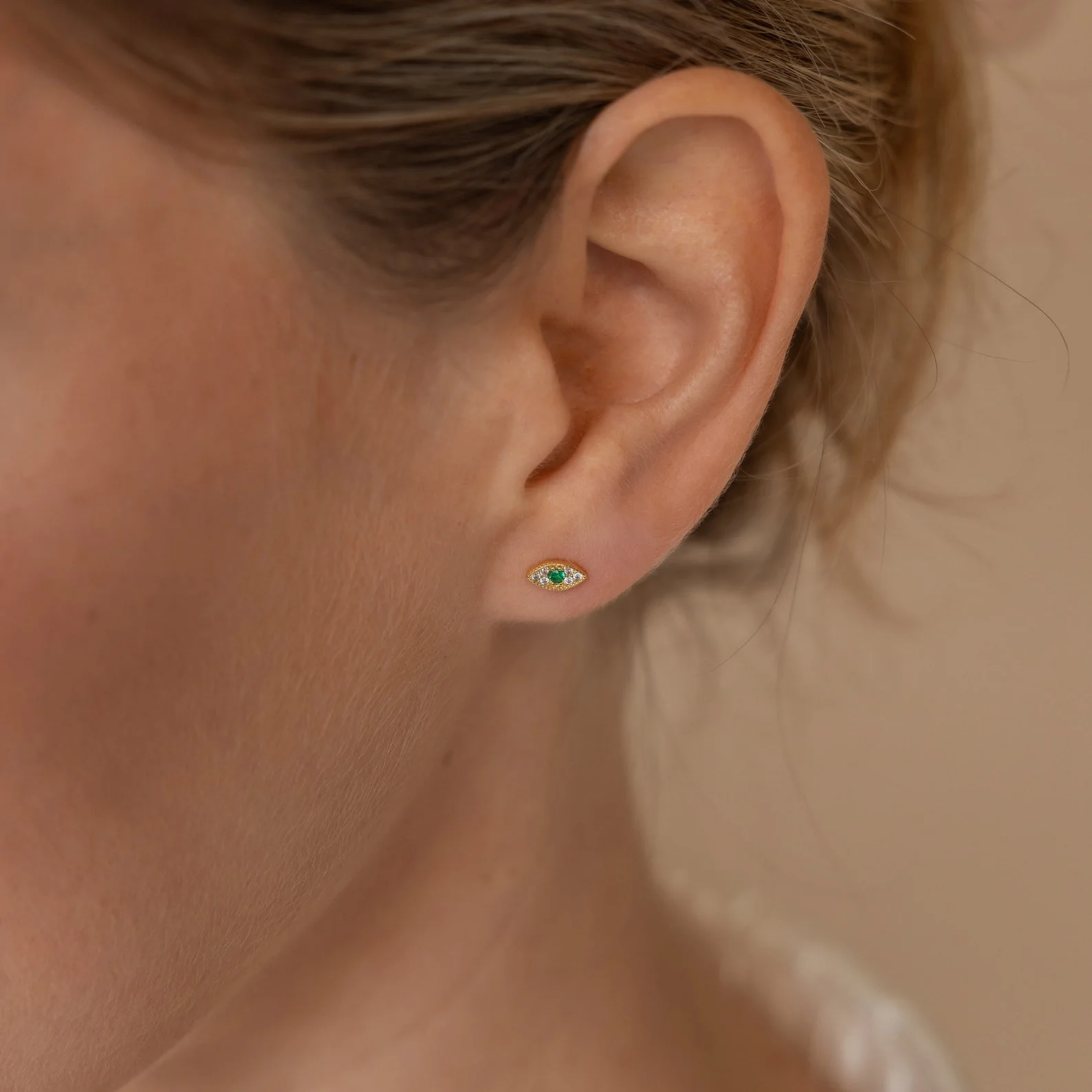 Haven Emerald Eye Studs - Image 2