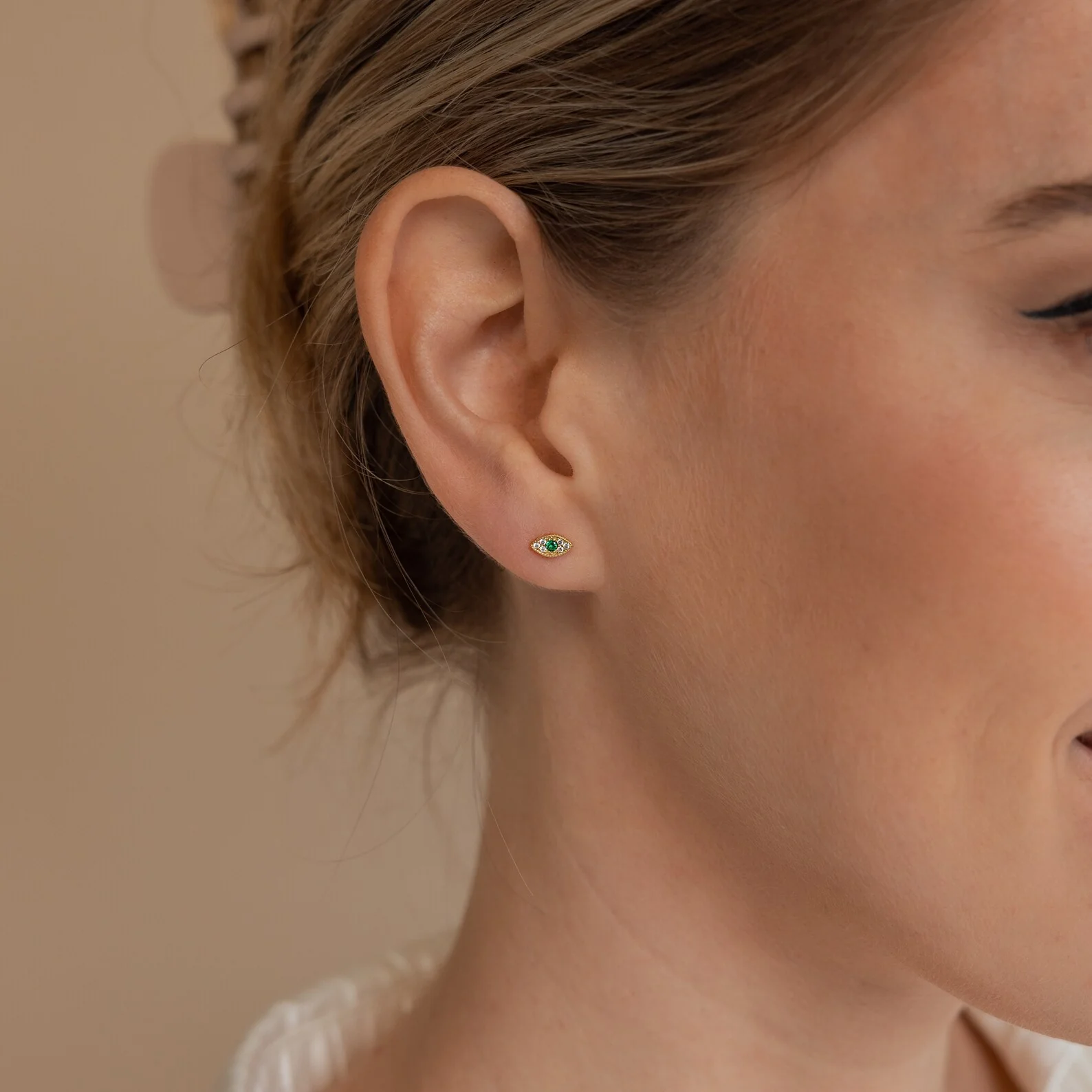 Haven Emerald Eye Studs - Image 7
