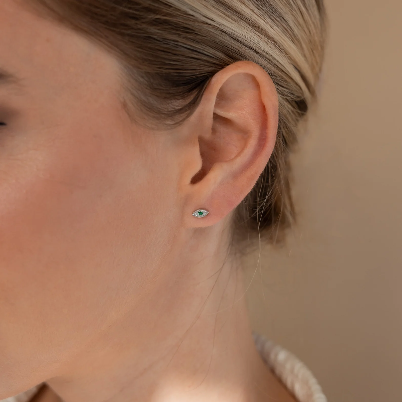 Haven Emerald Eye Studs - Image 9