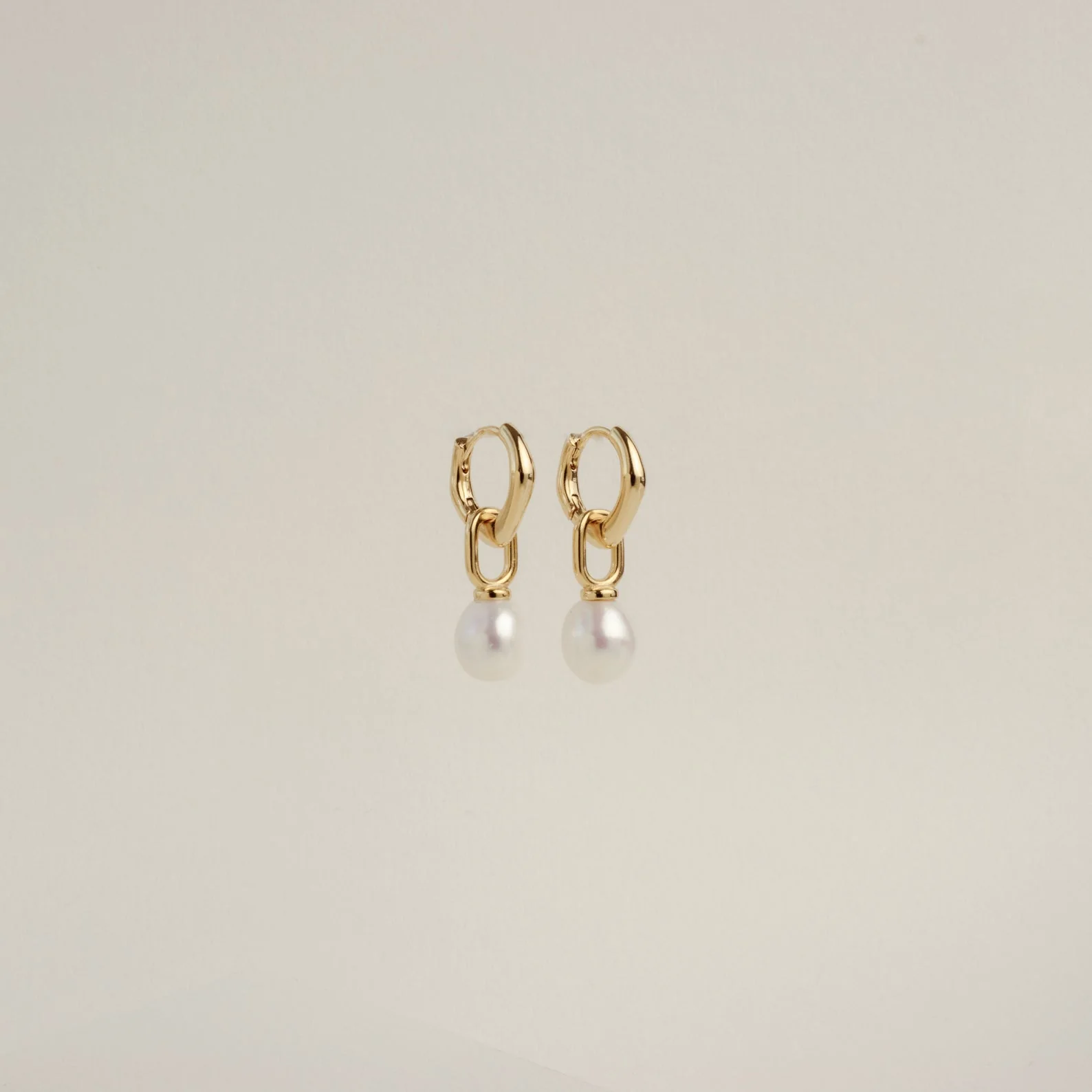 Hazel Pearl Hoops - Image 3
