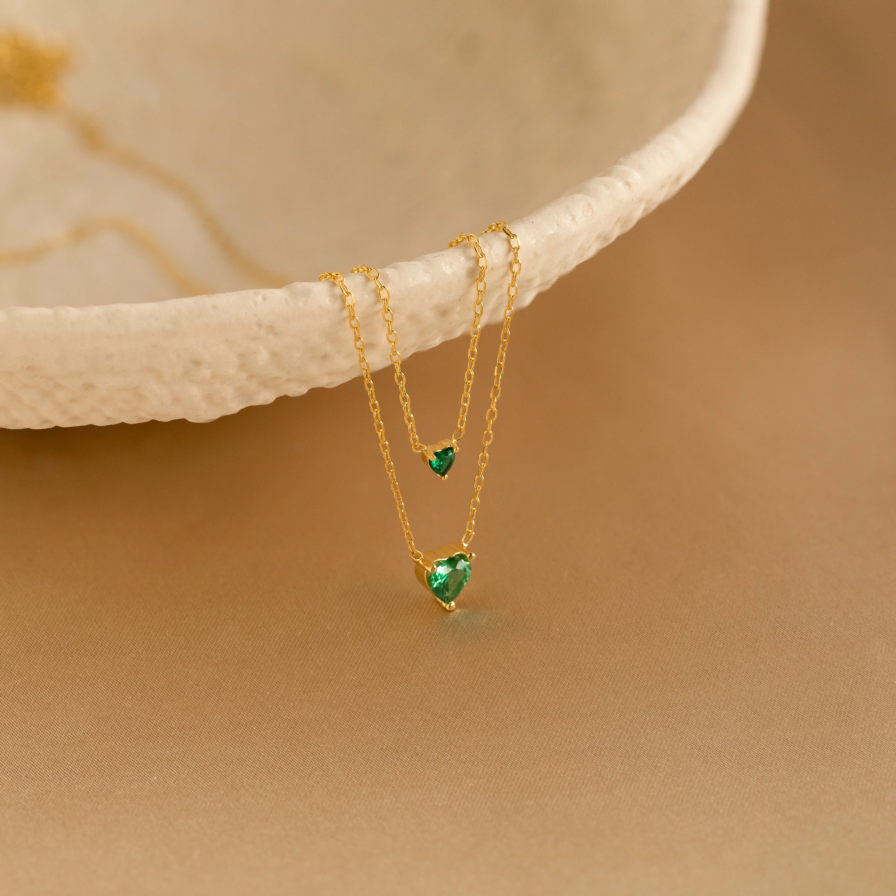 Heart Birthstone Necklace - Image 3