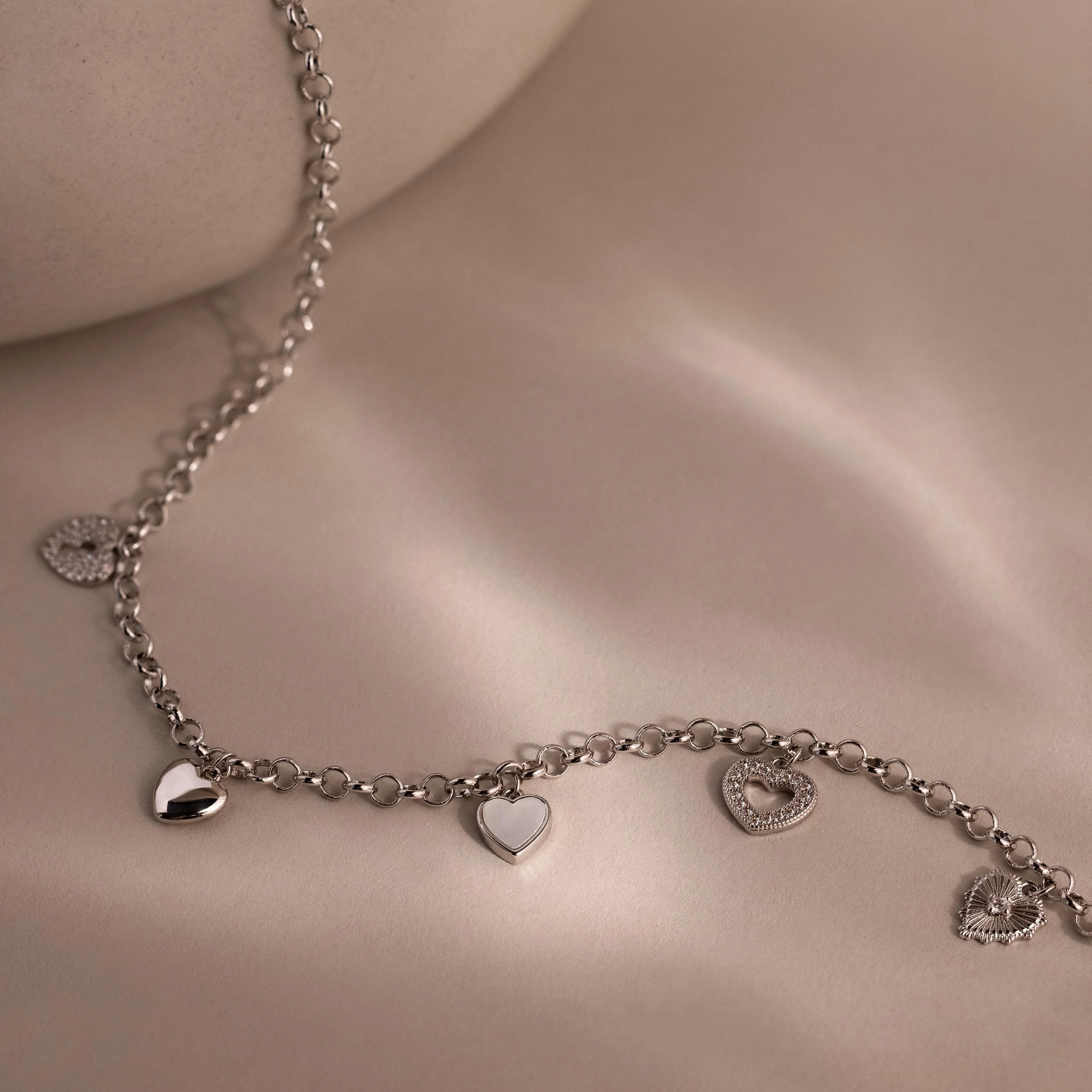 Heart Charm Necklace - Image 4