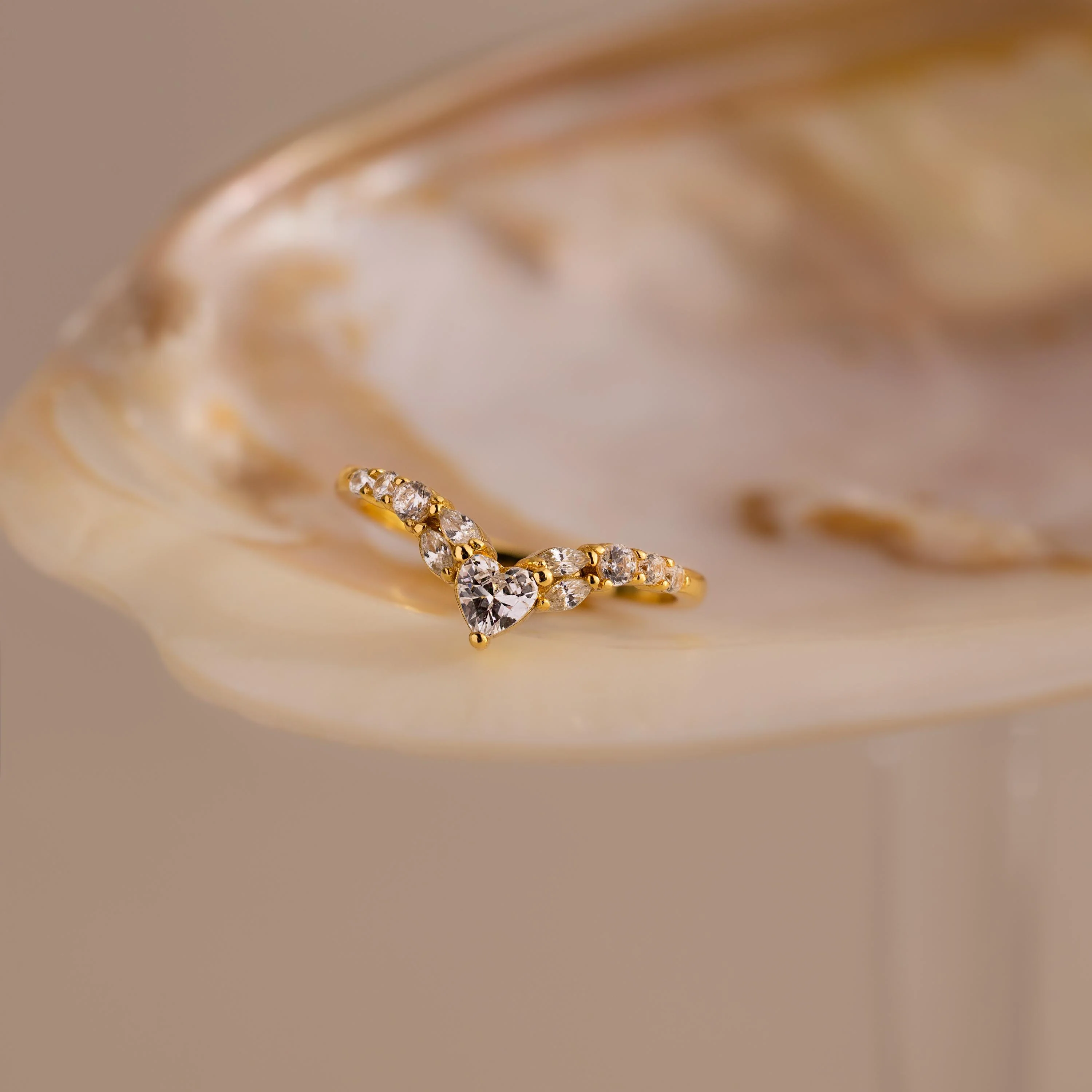 Heart Curve Cluster Ring - Image 3