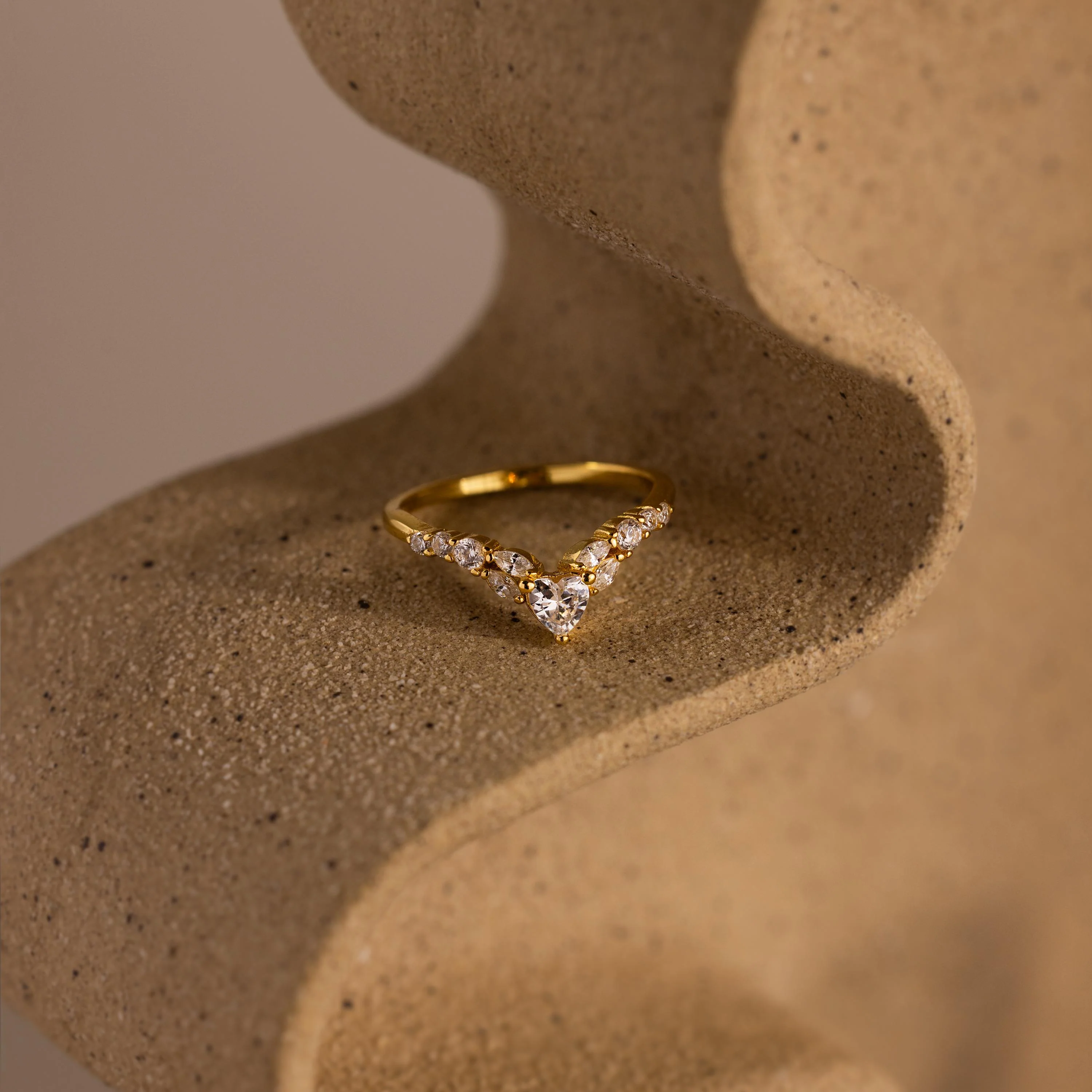 Heart Curve Cluster Ring - Image 7