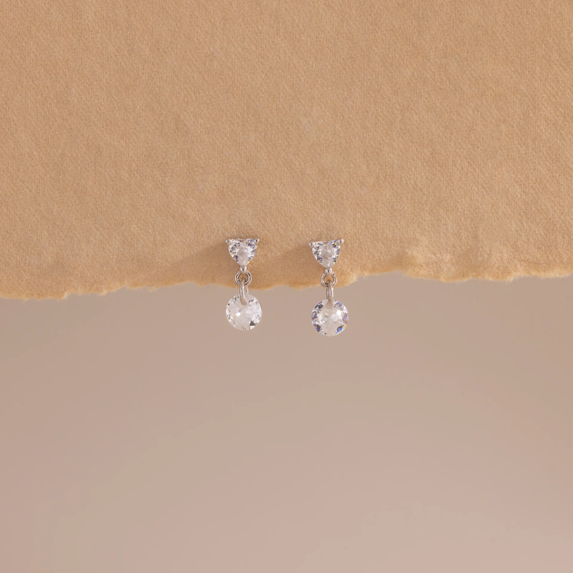 Heart Drop Flatback Studs - Image 2