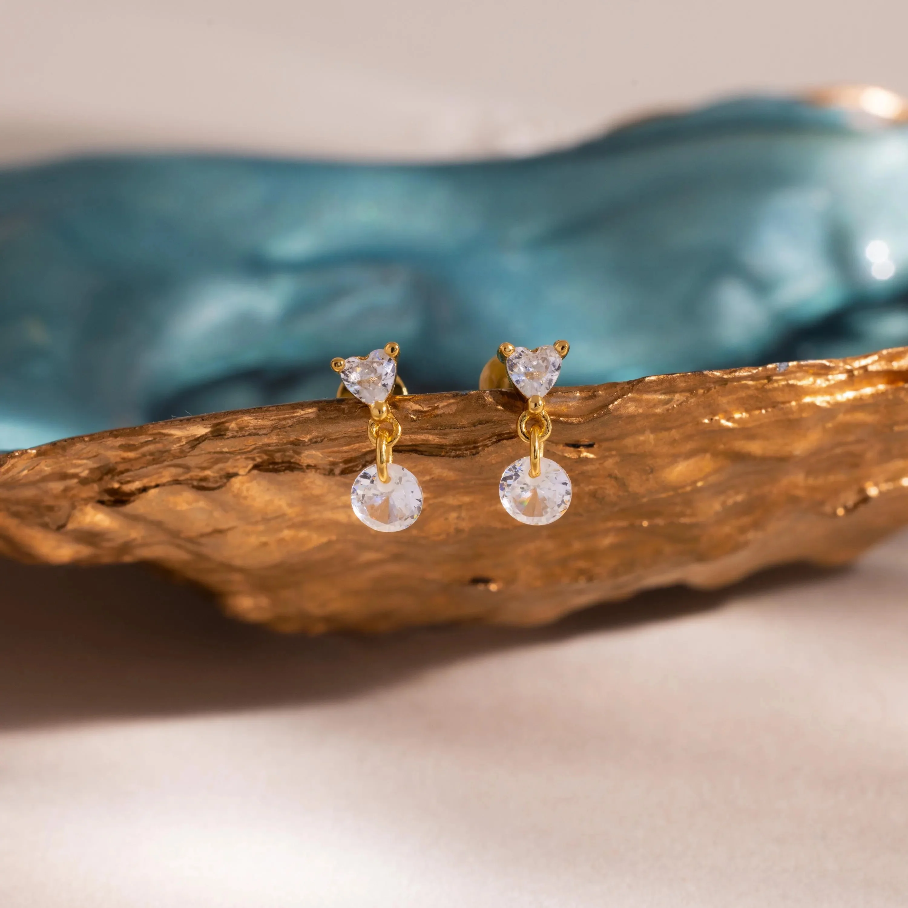 Heart Drop Flatback Studs - Image 8