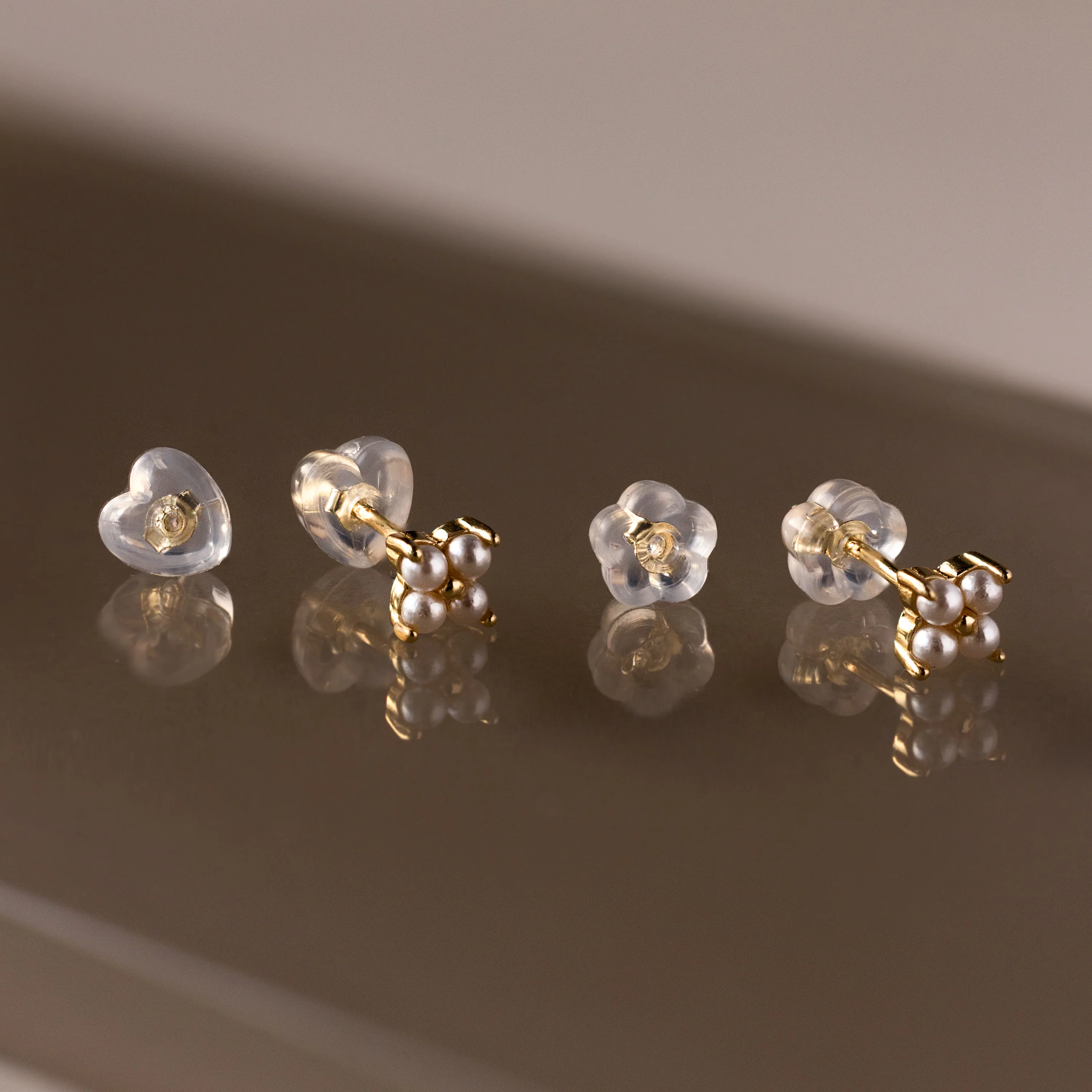 Heart & Flower Earring Backs - Image 5