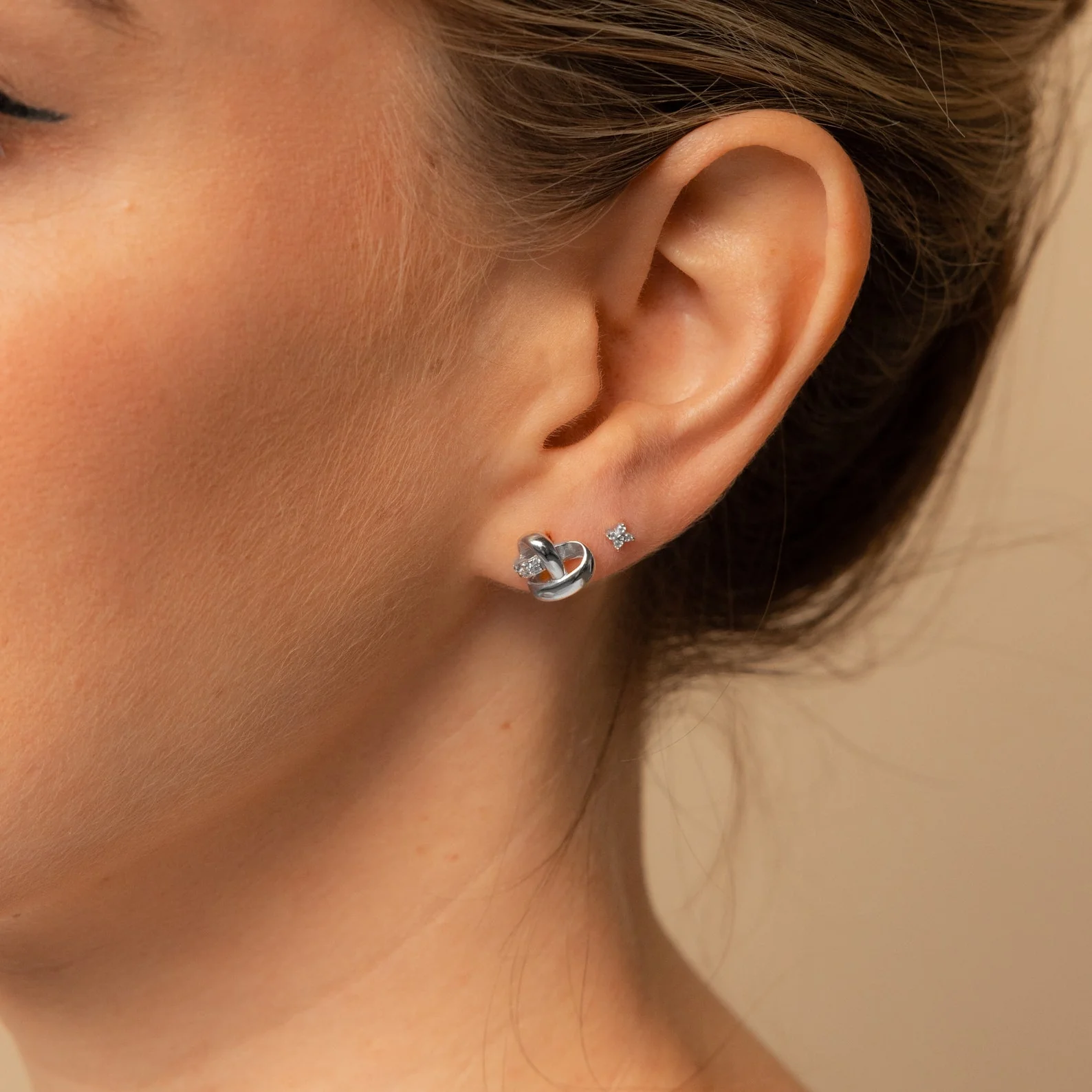 Heart Knot Studs - Image 6