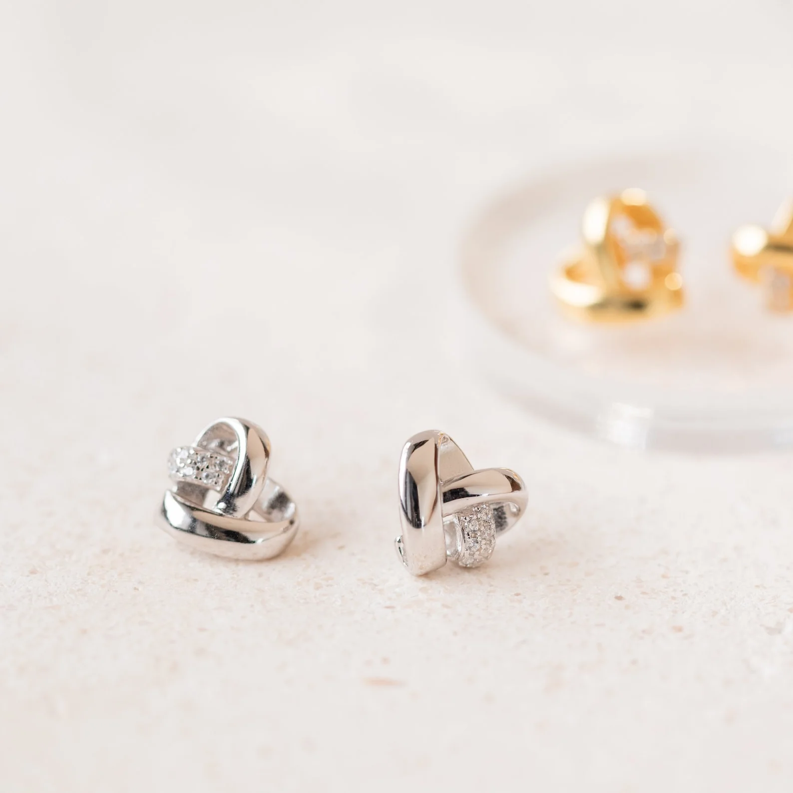 Heart Knot Studs - Image 7