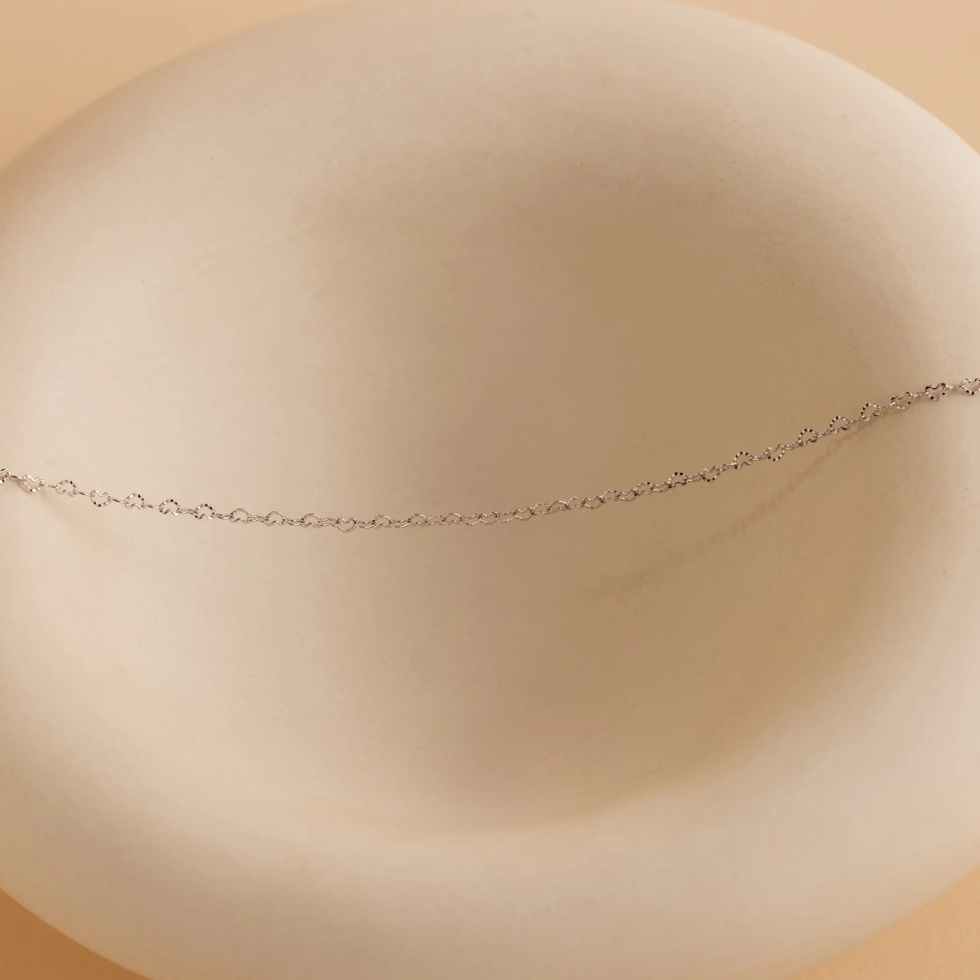 Heart Link Chain Necklace - Image 6
