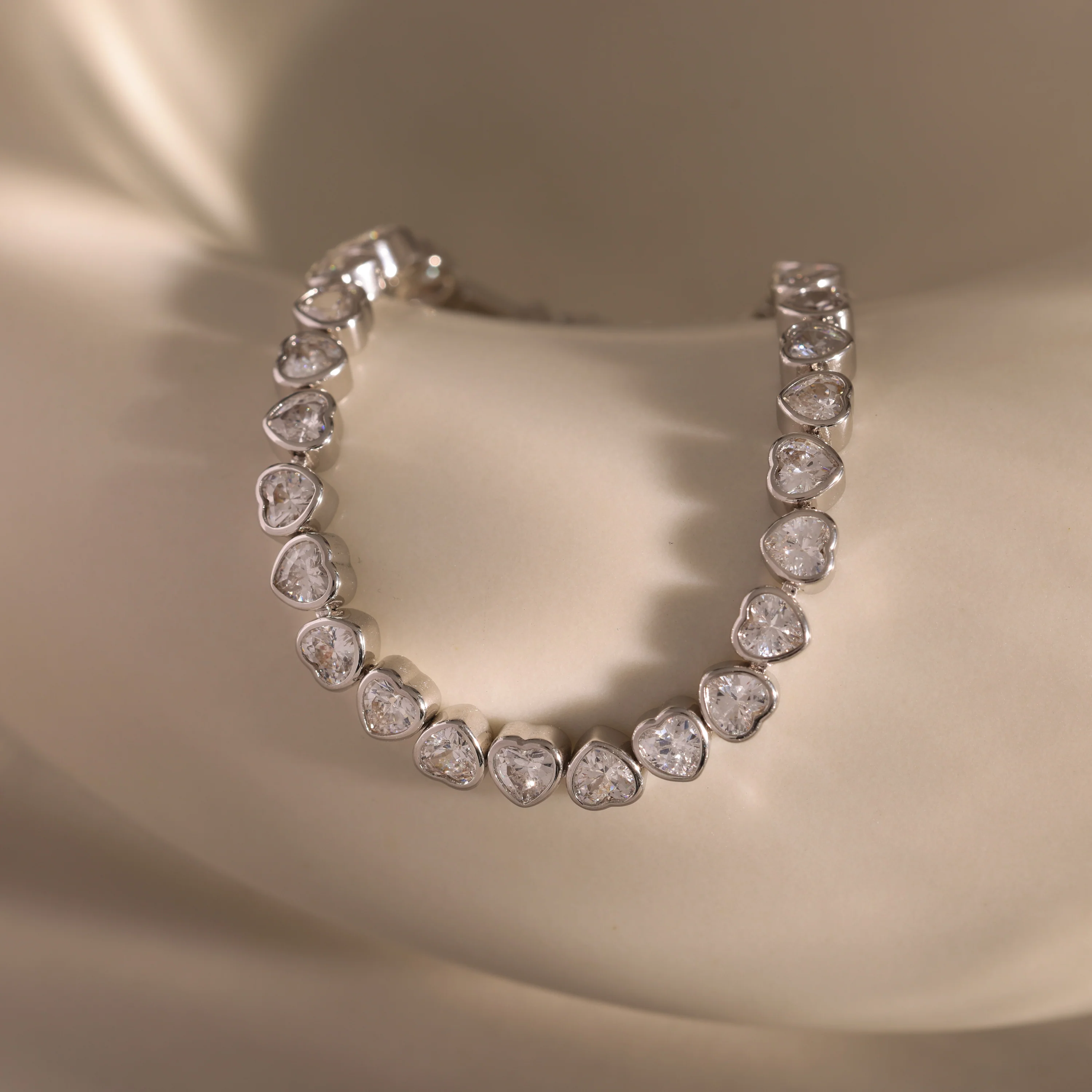 Heart Tennis Bracelet - Image 4