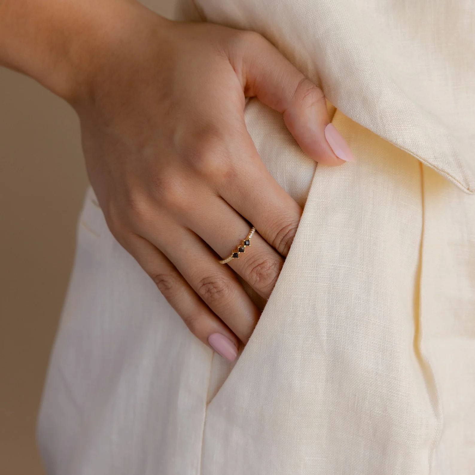 Helena Black Diamond Ring - Image 5