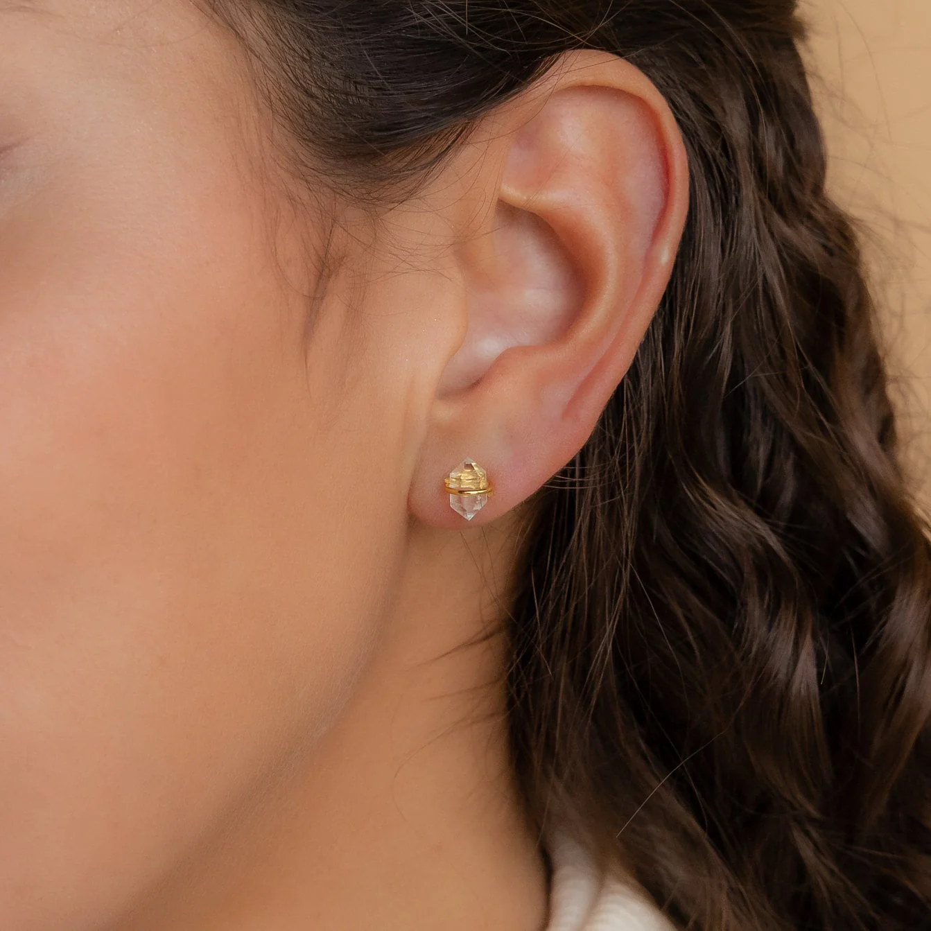 Herkimer Diamond Earrings - Image 4