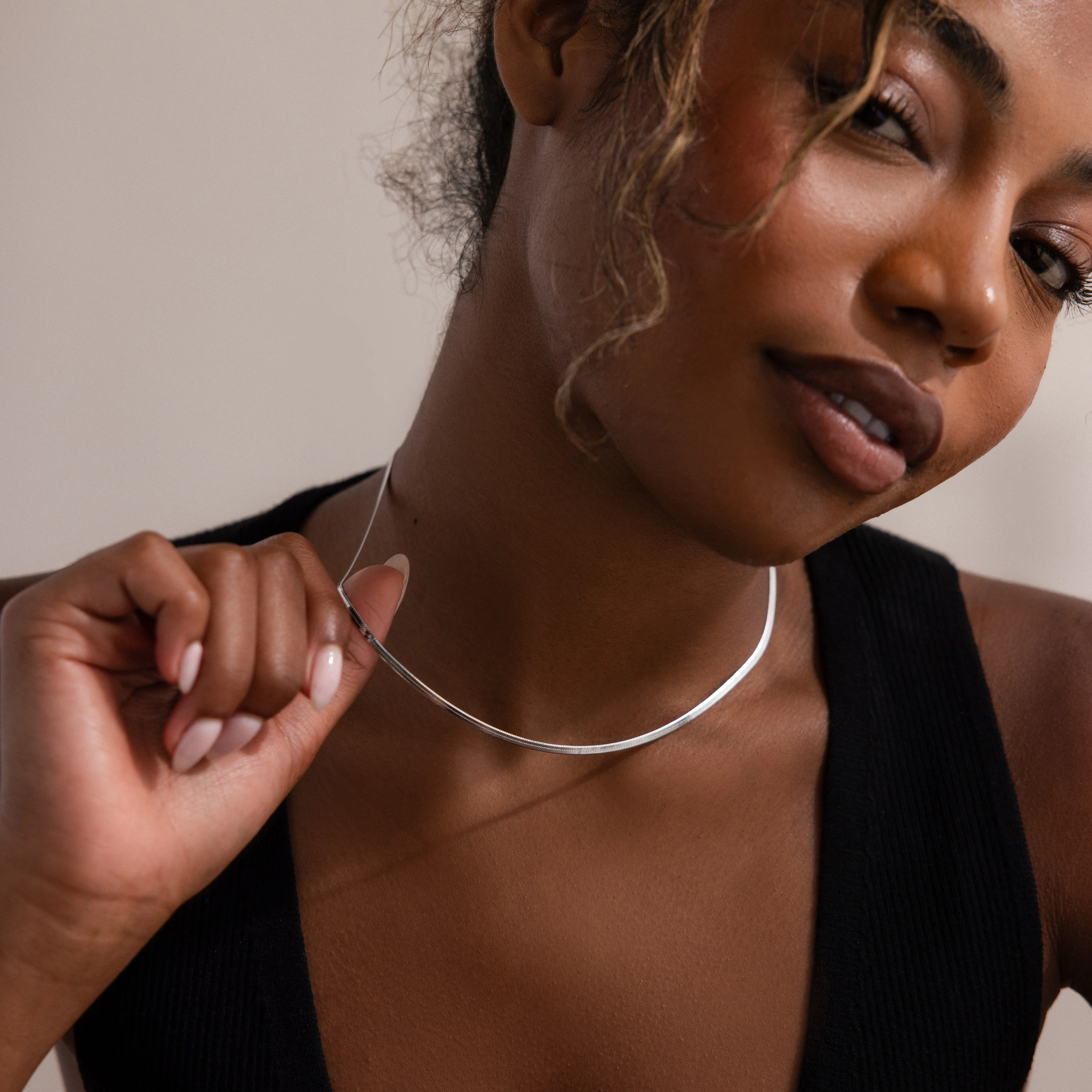 Herringbone Necklace - Image 5