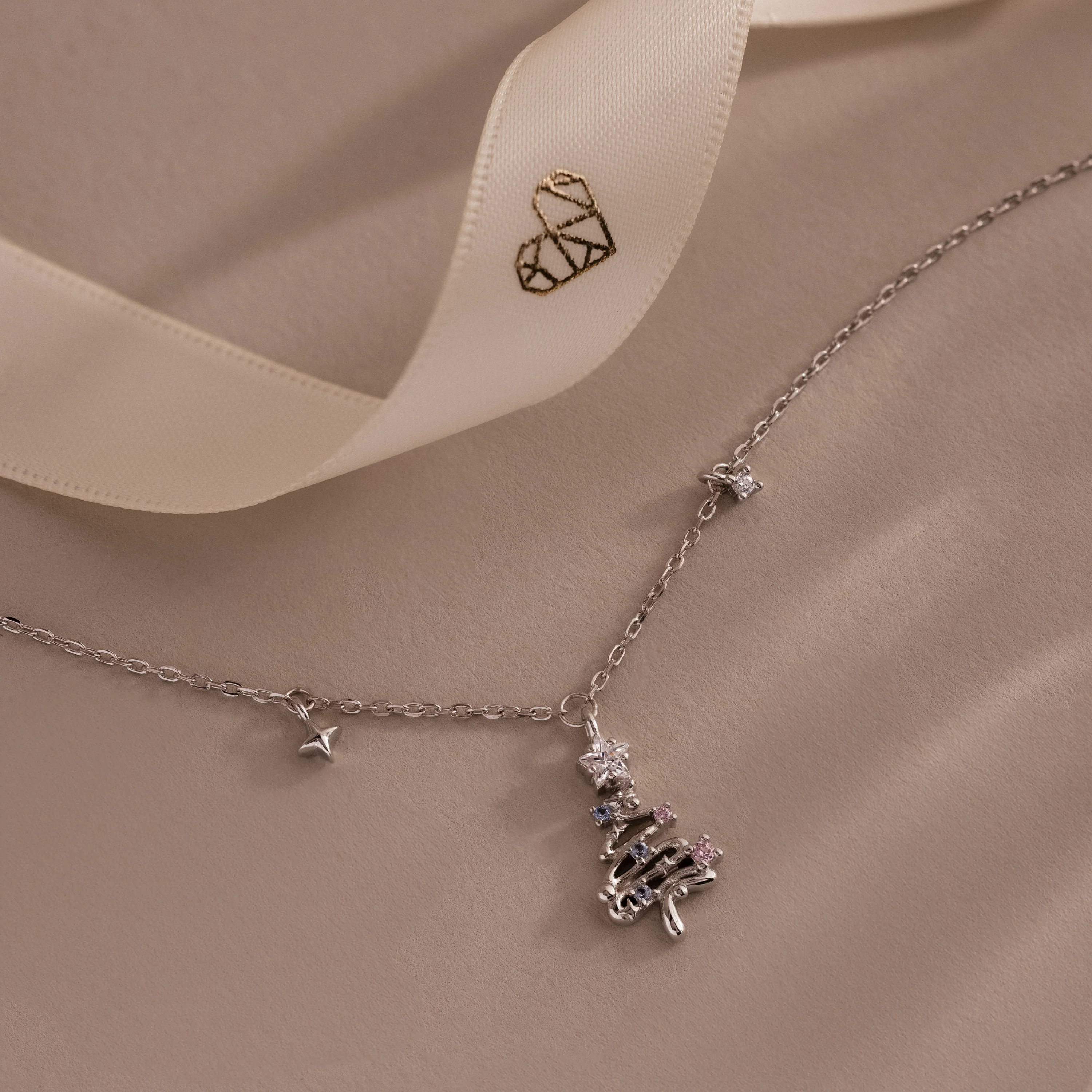 Holiday Diamond Tree Necklace - Image 2