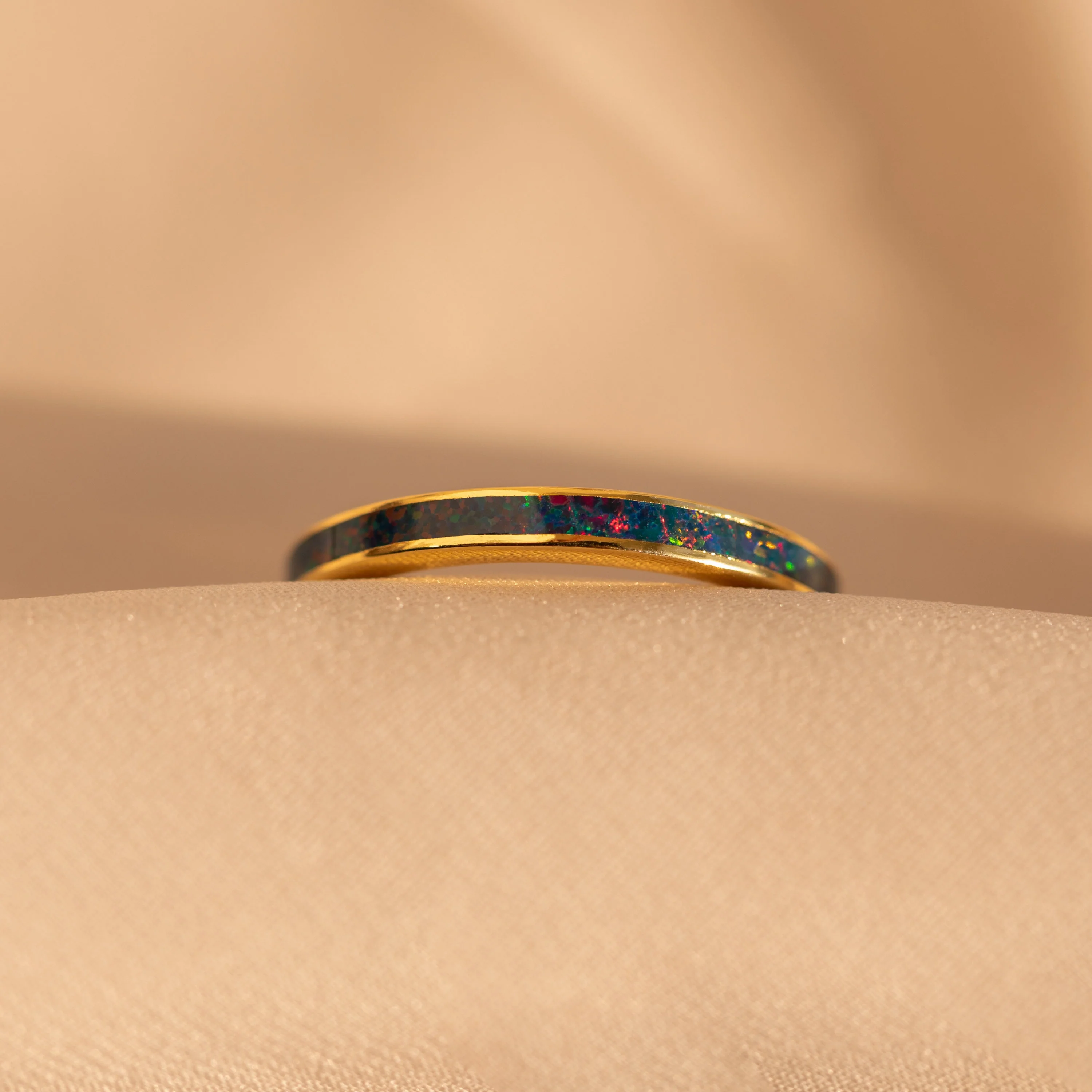 Indigo Opal Inlay Band - Image 3