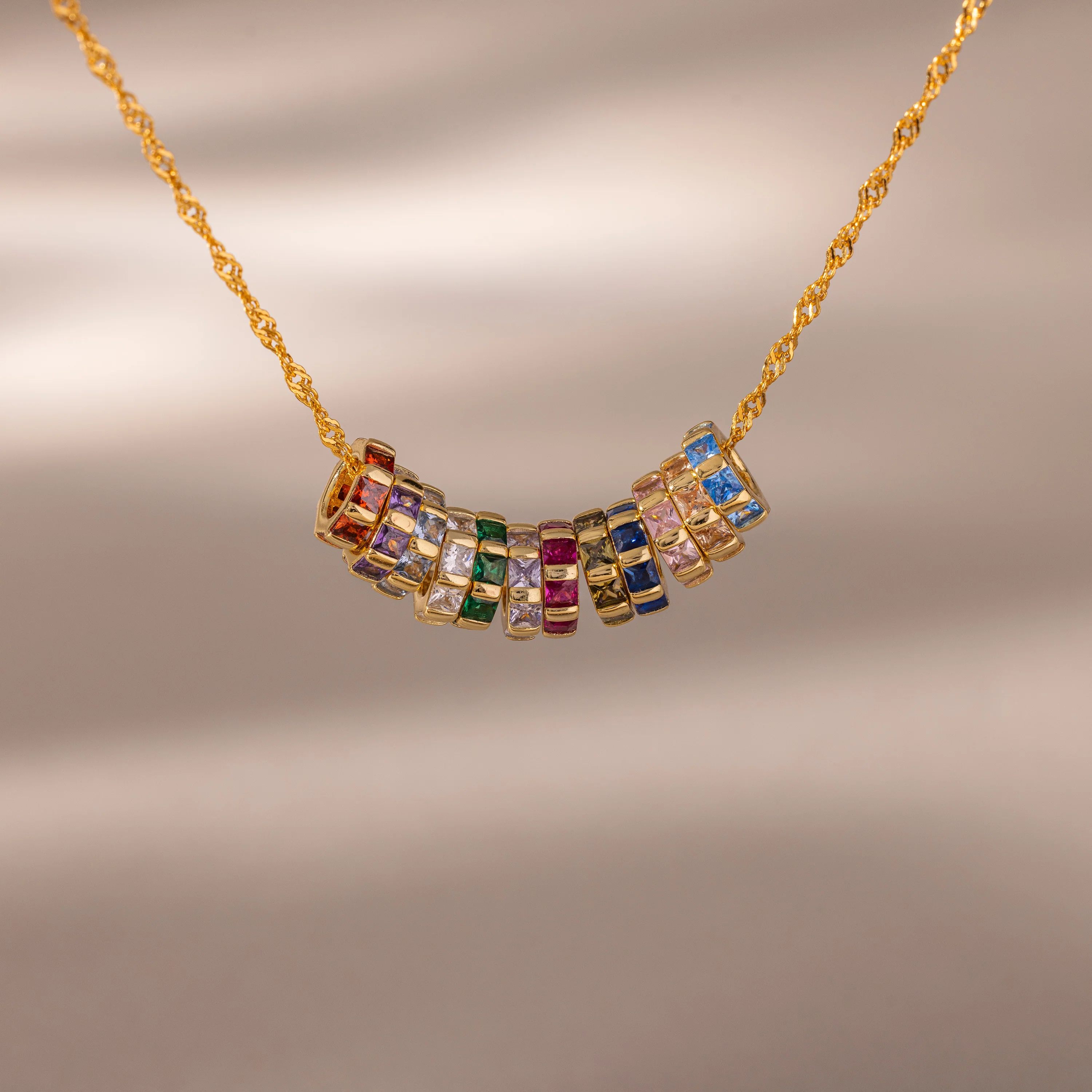 Infinity Princess Birthstone Charm - Image 2