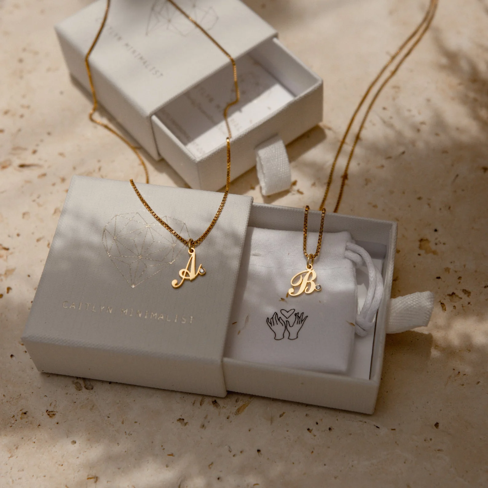 Initial Birthstone Necklace - Image 3