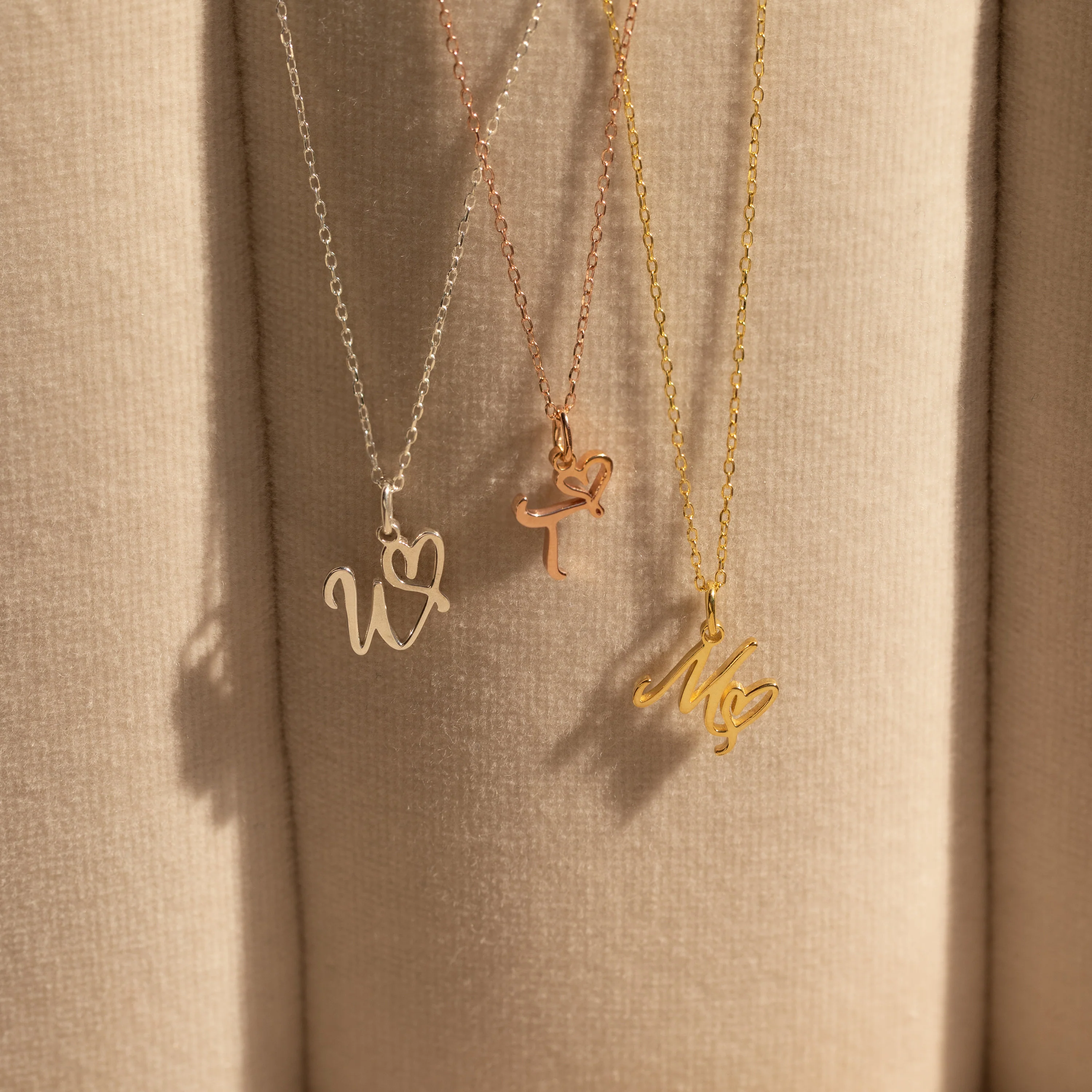 Initial Heart Necklace - Image 4