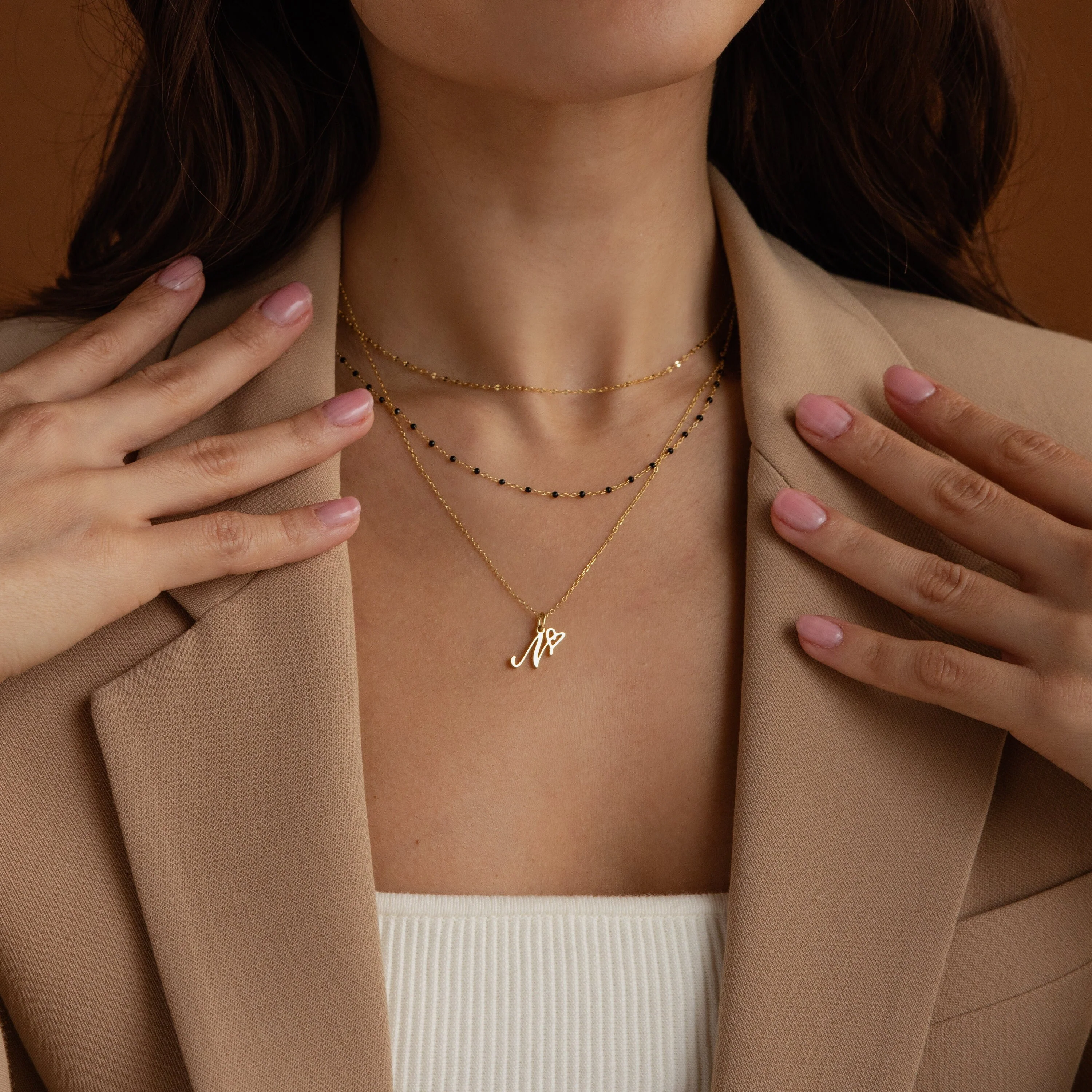 Initial Heart Necklace - Image 5