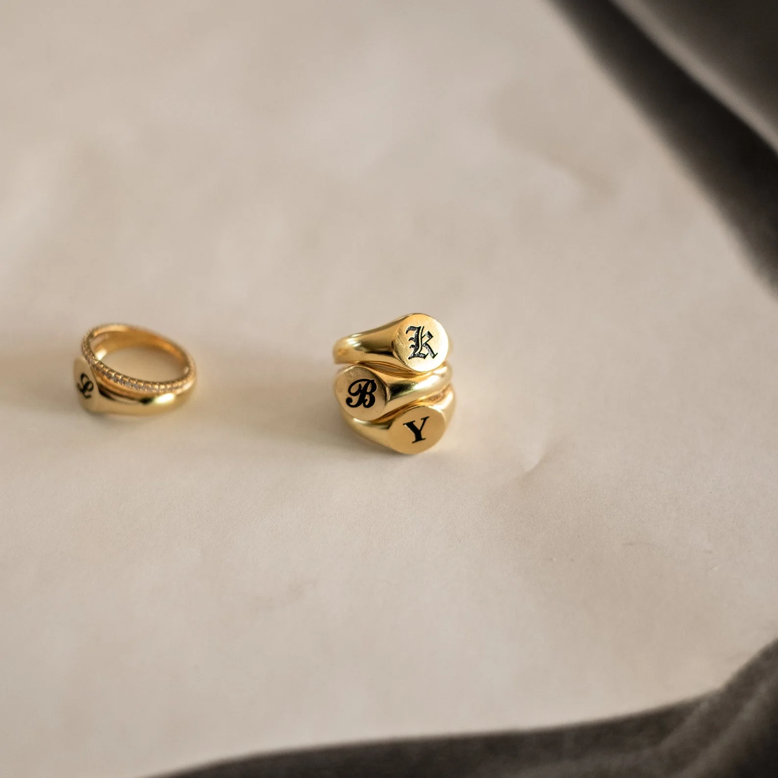 Initial Signet Ring - Image 3