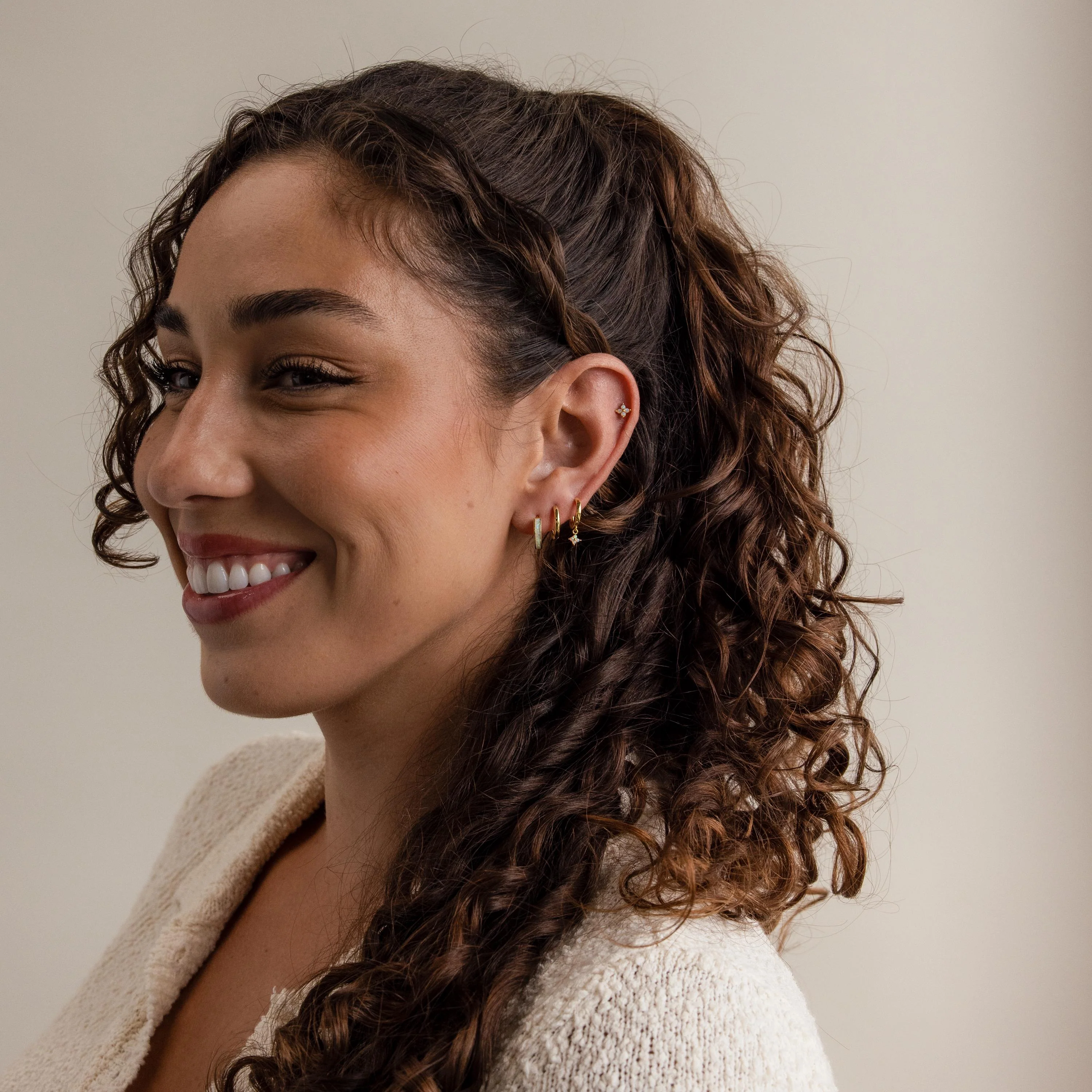 Ivy Birthstone Hoops - Image 6