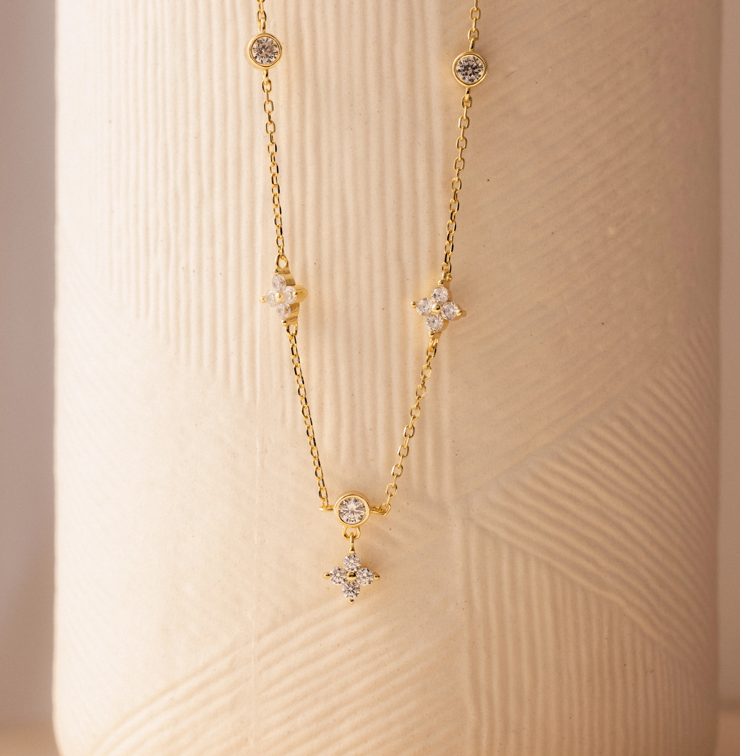 Ivy Diamond Station Necklace - Image 9